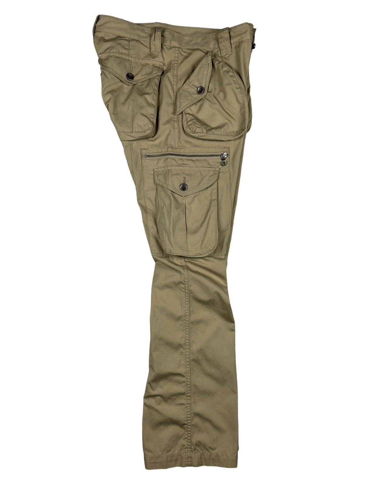 Issey Miyake Tête Homme ‘De Plus” 3D Pockets Flare Cargo Pants Size US 30 / EU 46 - 9 Thumbnail