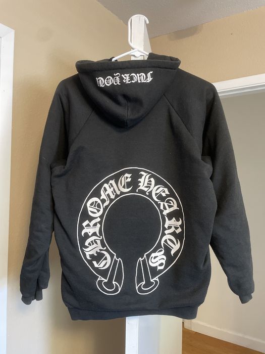 Chrome Hearts Chrome hearts fuck you horseshoe zip up | Grailed