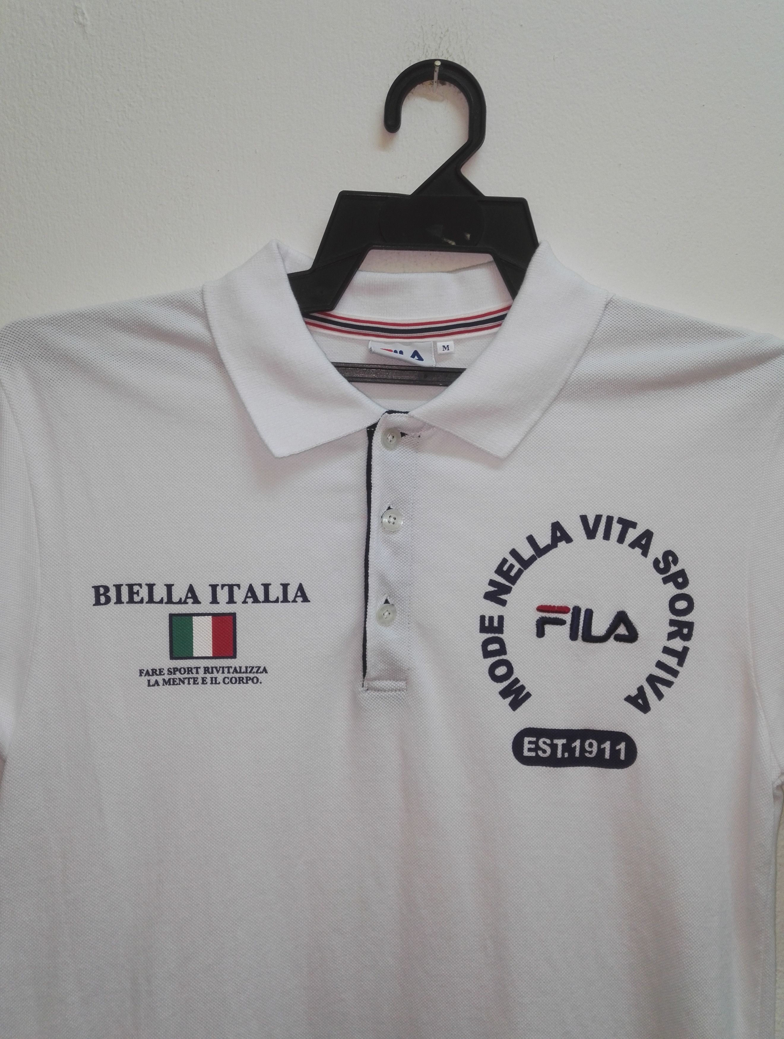Fila Rare Fila Polo TShirt Embroidered Logo (c34) Size US M / EU 48-50 / 2 - 2 Thumbnail