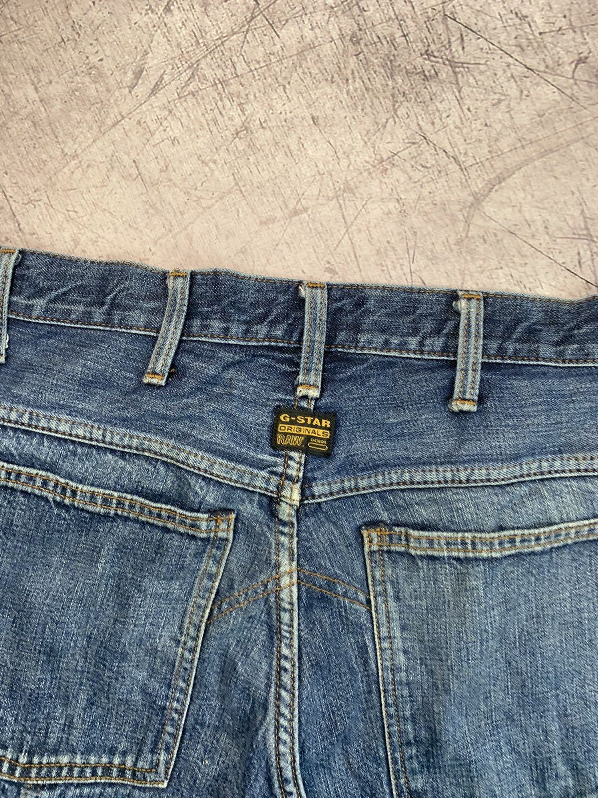 G-Star × Vintage G Star Raw vintage double knee jeans denim pants Size US 32 / EU 48 - 7 Thumbnail