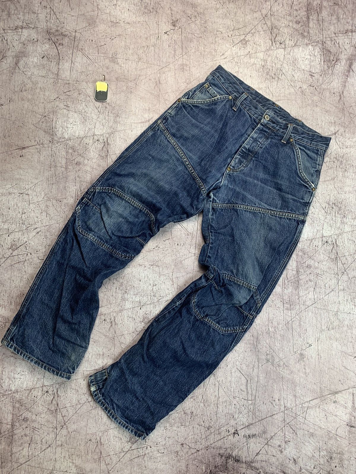 G-Star × Vintage G Star Raw vintage double knee jeans denim pants Size US 32 / EU 48 - 1 Thumbnail