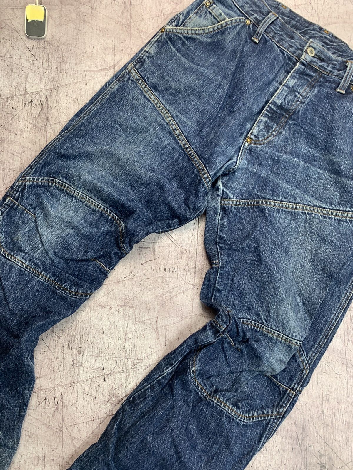 G-Star × Vintage G Star Raw vintage double knee jeans denim pants Size US 32 / EU 48 - 2 Thumbnail