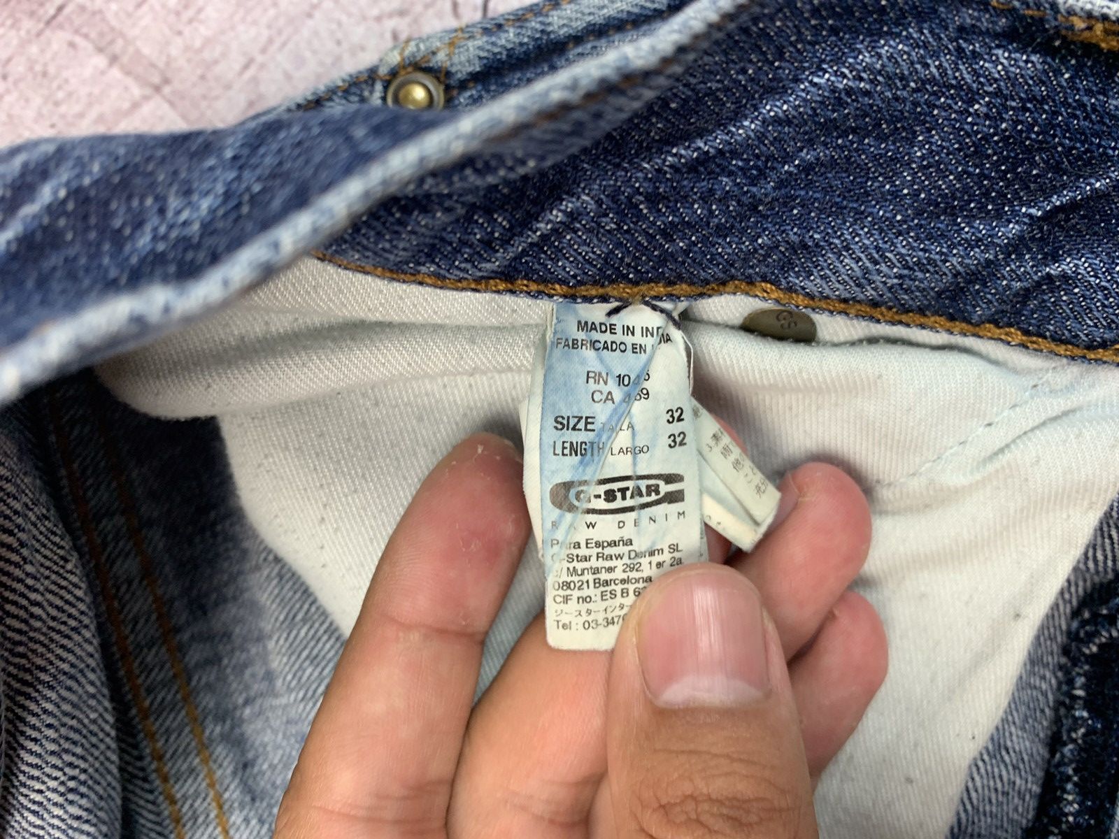 G-Star × Vintage G Star Raw vintage double knee jeans denim pants Size US 32 / EU 48 - 11 Thumbnail