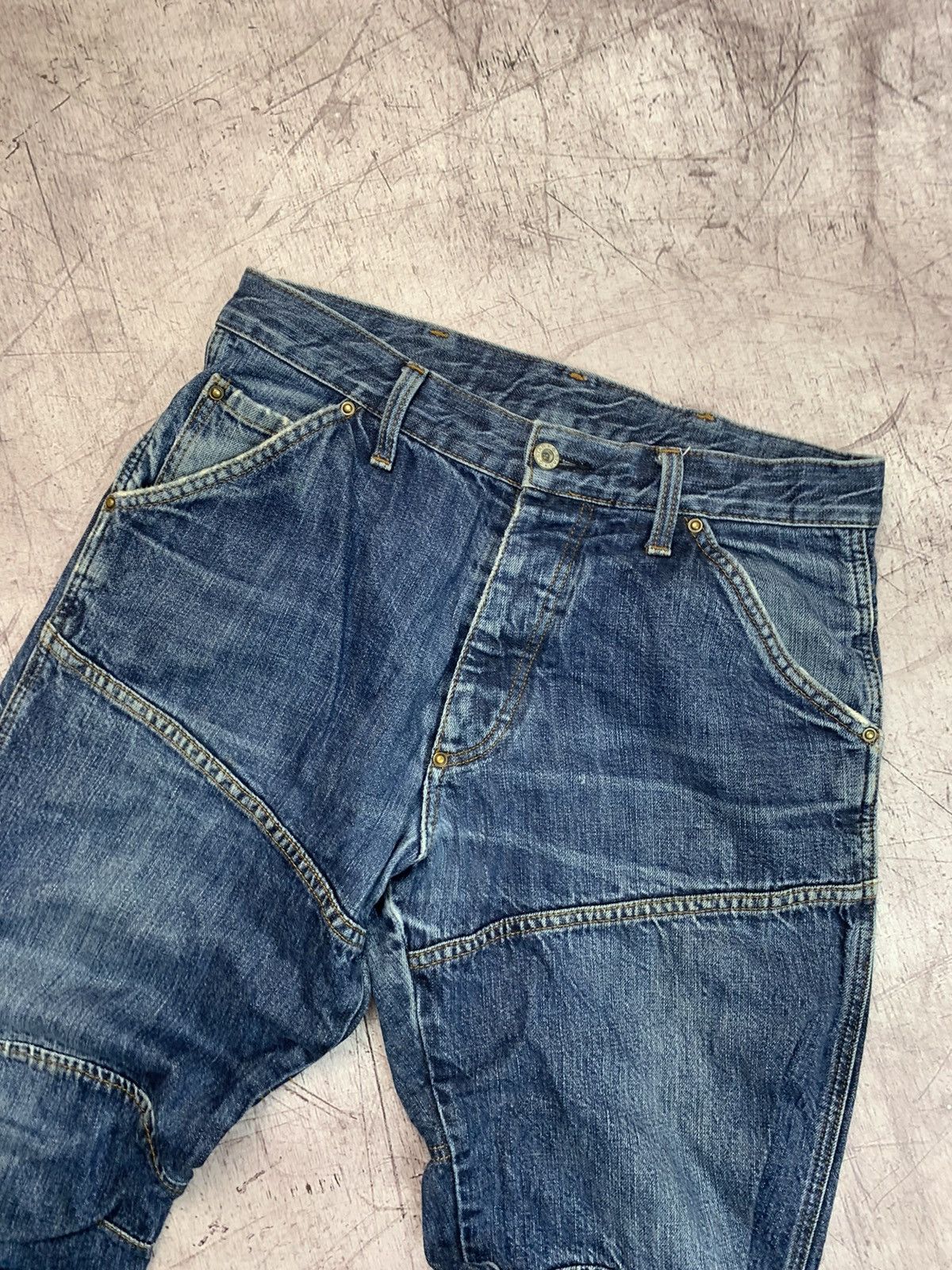 G-Star × Vintage G Star Raw vintage double knee jeans denim pants Size US 32 / EU 48 - 3 Thumbnail
