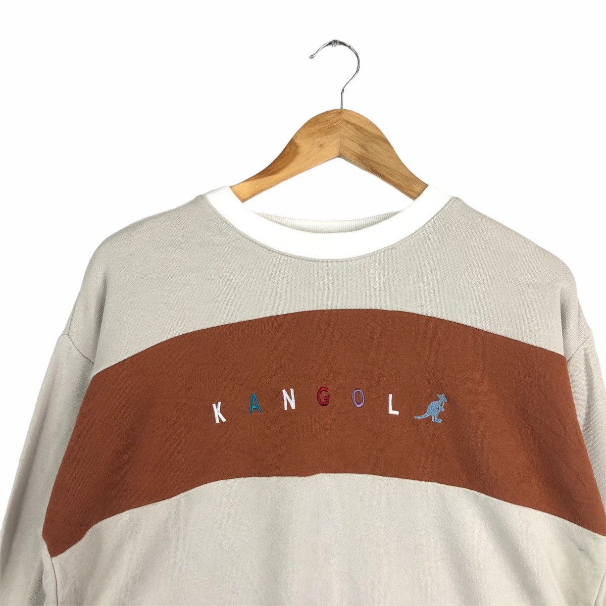 Kangol Kangol sweatshirt crop top Size US M / EU 48-50 / 2 - 2 Thumbnail
