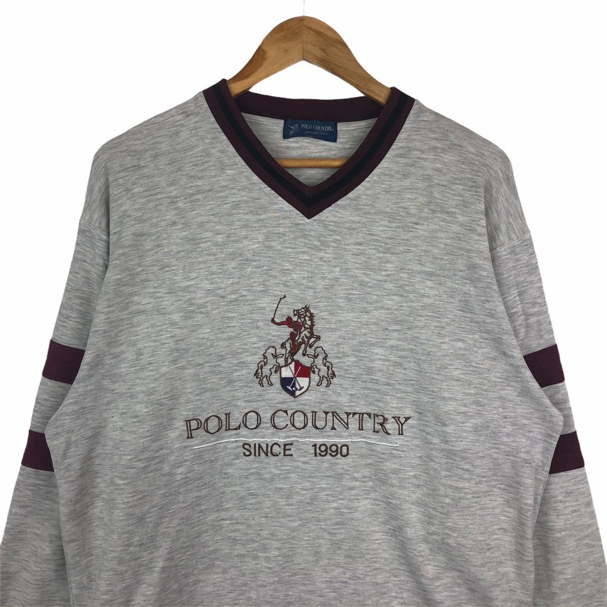 Polo Ralph Lauren Vintage polo country sweatshirt casual jumper Size US M / EU 48-50 / 2 - 2 Thumbnail