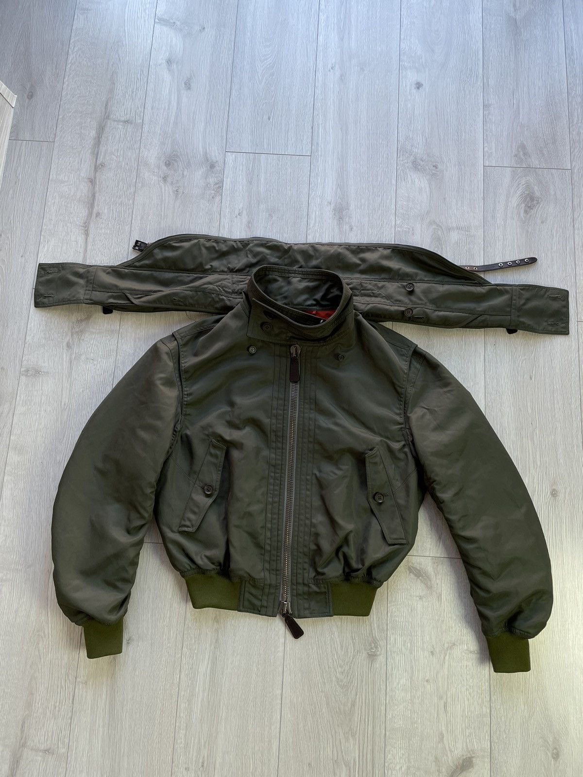 Burberry Prorsum SS13 BURBERRY PRORSUM Aviator bomber JACKET Size US M / EU 48-50 / 2 - 7 Thumbnail