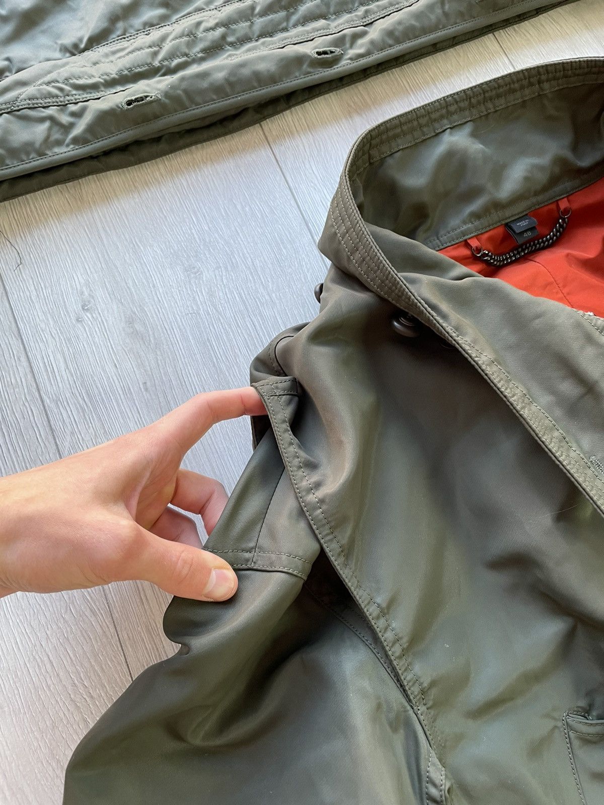 Burberry Prorsum SS13 BURBERRY PRORSUM Aviator bomber JACKET Size US M / EU 48-50 / 2 - 18 Thumbnail