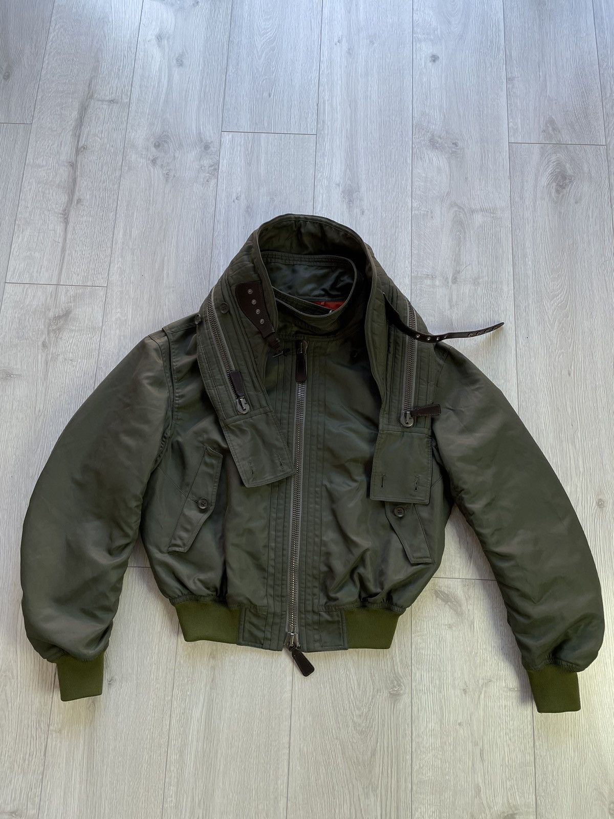 Burberry Prorsum SS13 BURBERRY PRORSUM Aviator bomber JACKET Size US M / EU 48-50 / 2 - 6 Thumbnail