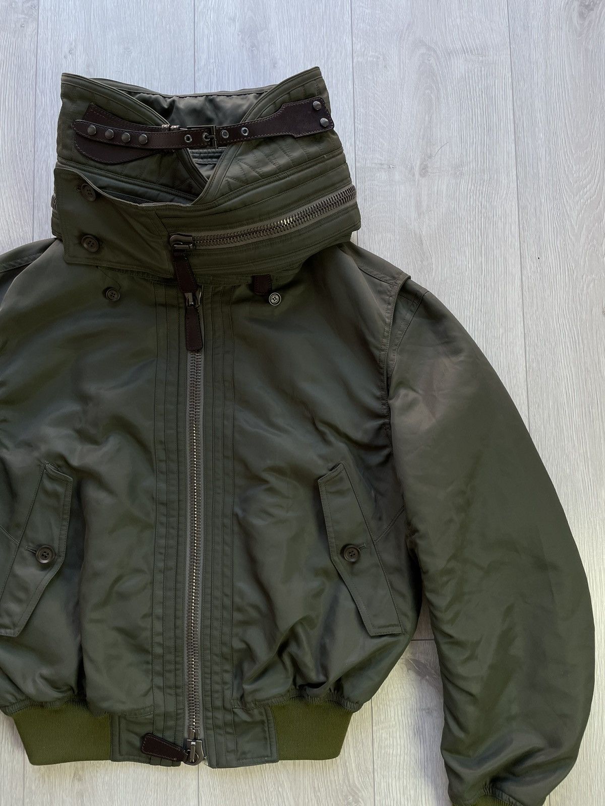 Burberry Prorsum SS13 BURBERRY PRORSUM Aviator bomber JACKET Size US M / EU 48-50 / 2 - 3 Thumbnail