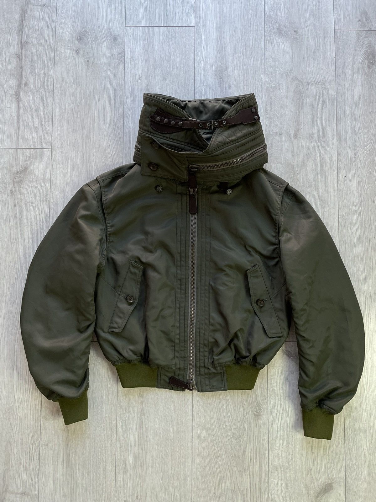 Burberry Prorsum SS13 BURBERRY PRORSUM Aviator bomber JACKET Size US M / EU 48-50 / 2 - 2 Thumbnail
