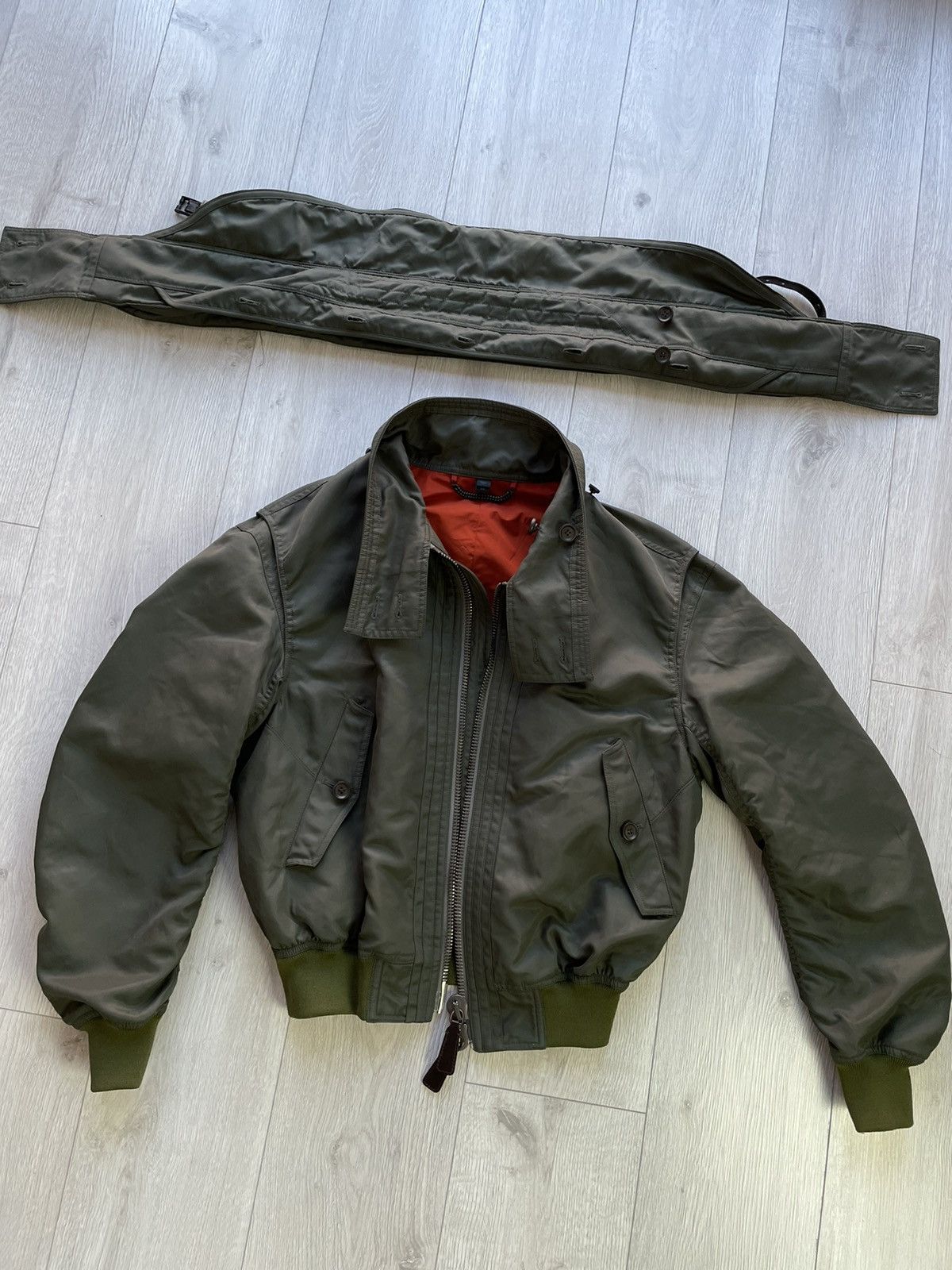 Burberry Prorsum SS13 BURBERRY PRORSUM Aviator bomber JACKET Size US M / EU 48-50 / 2 - 16 Thumbnail