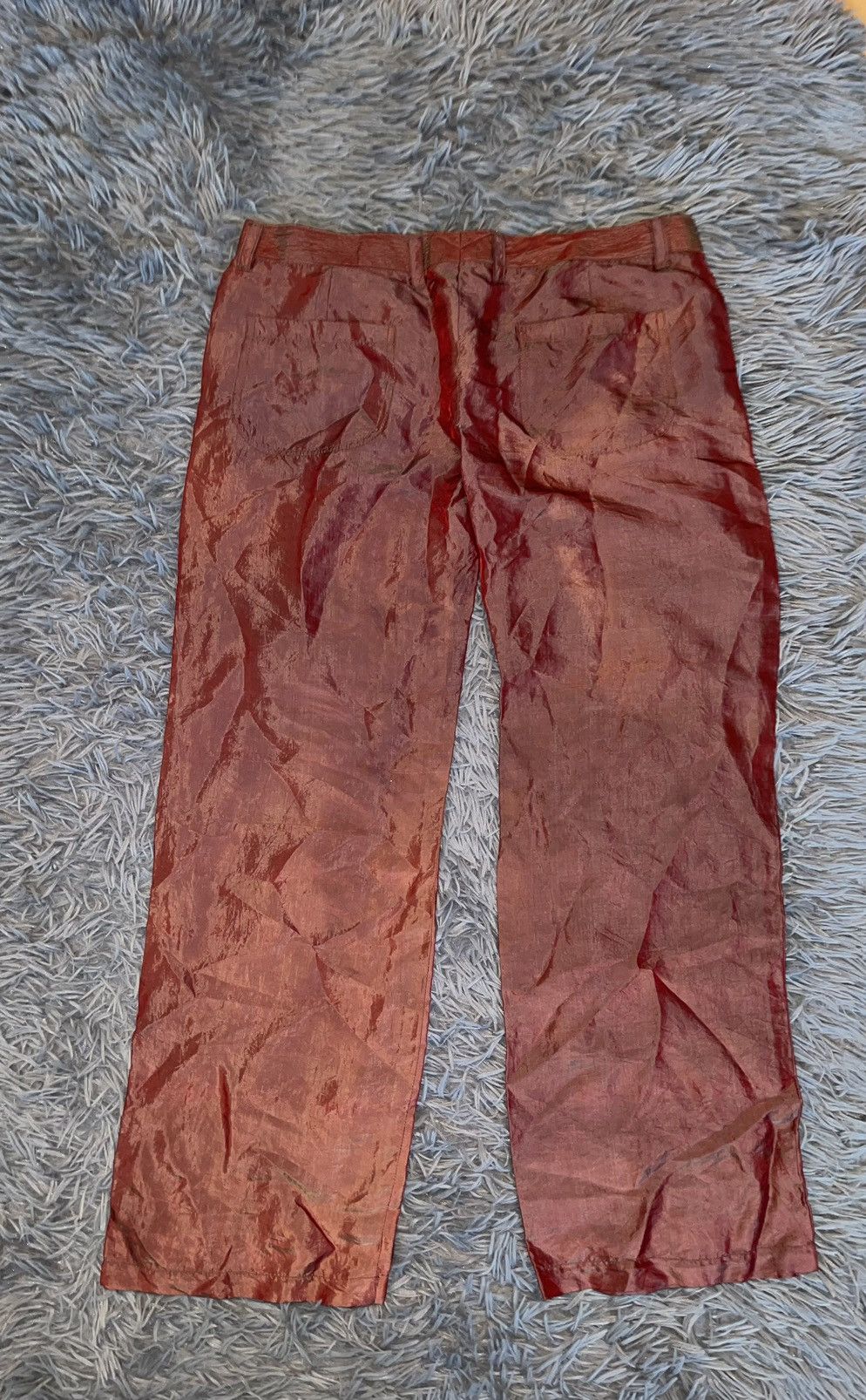 Japanese Brand × Vintage 🩸 bloody red Y2K vintage avant garde silk culottes pants Size 30" / US 8 / IT 44 - 9 Thumbnail