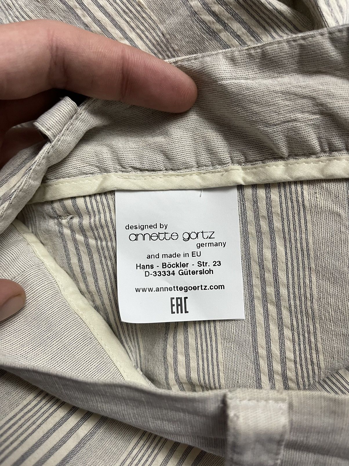 Other Annette Gortz linen suit Size L / US 10 / IT 46 - 16 Thumbnail