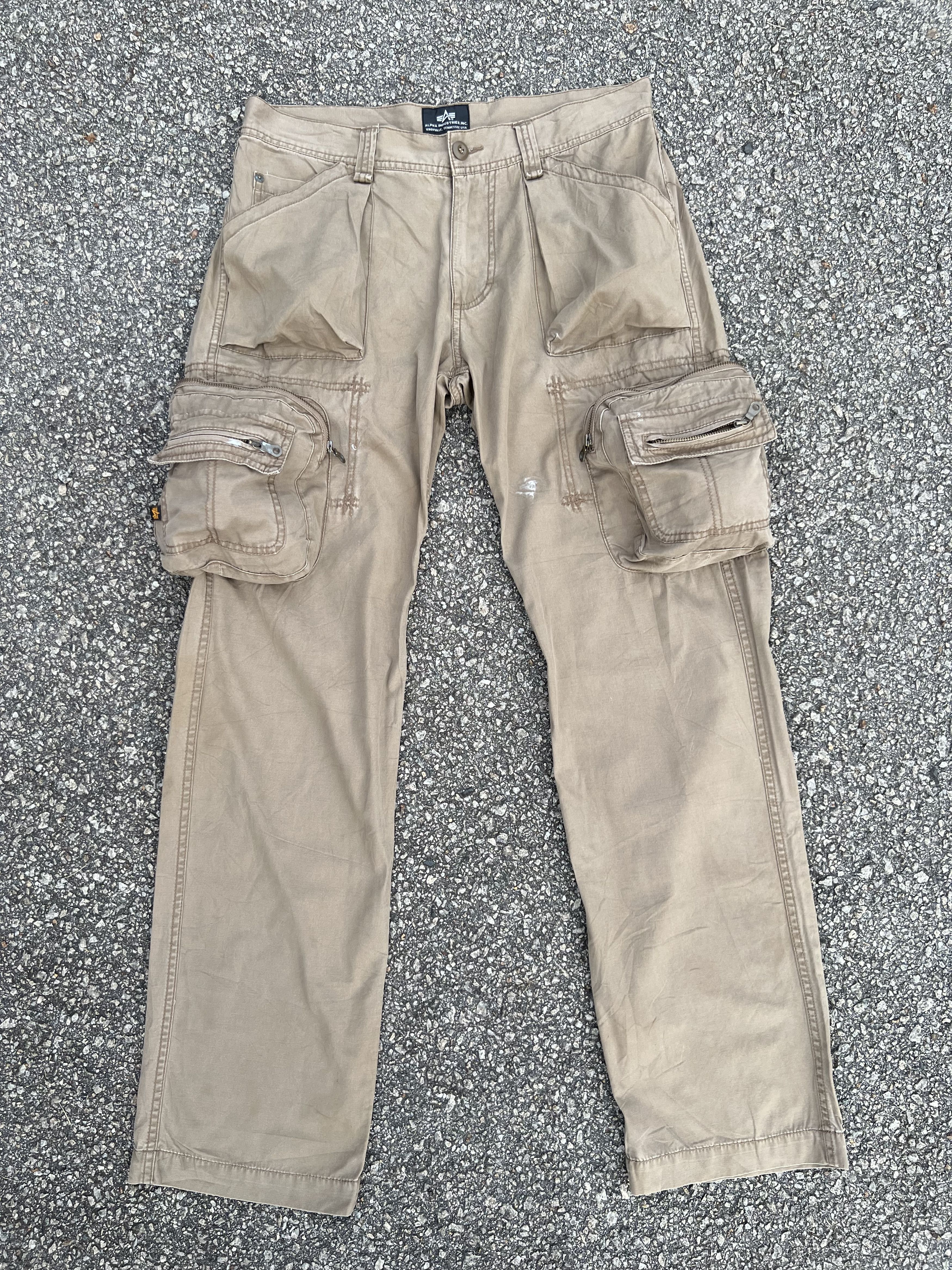 Alpha Industries Alpha Industries 3D Pocket Cargo Gas Mask Multipocket Pants Size US 33 - 1 Thumbnail