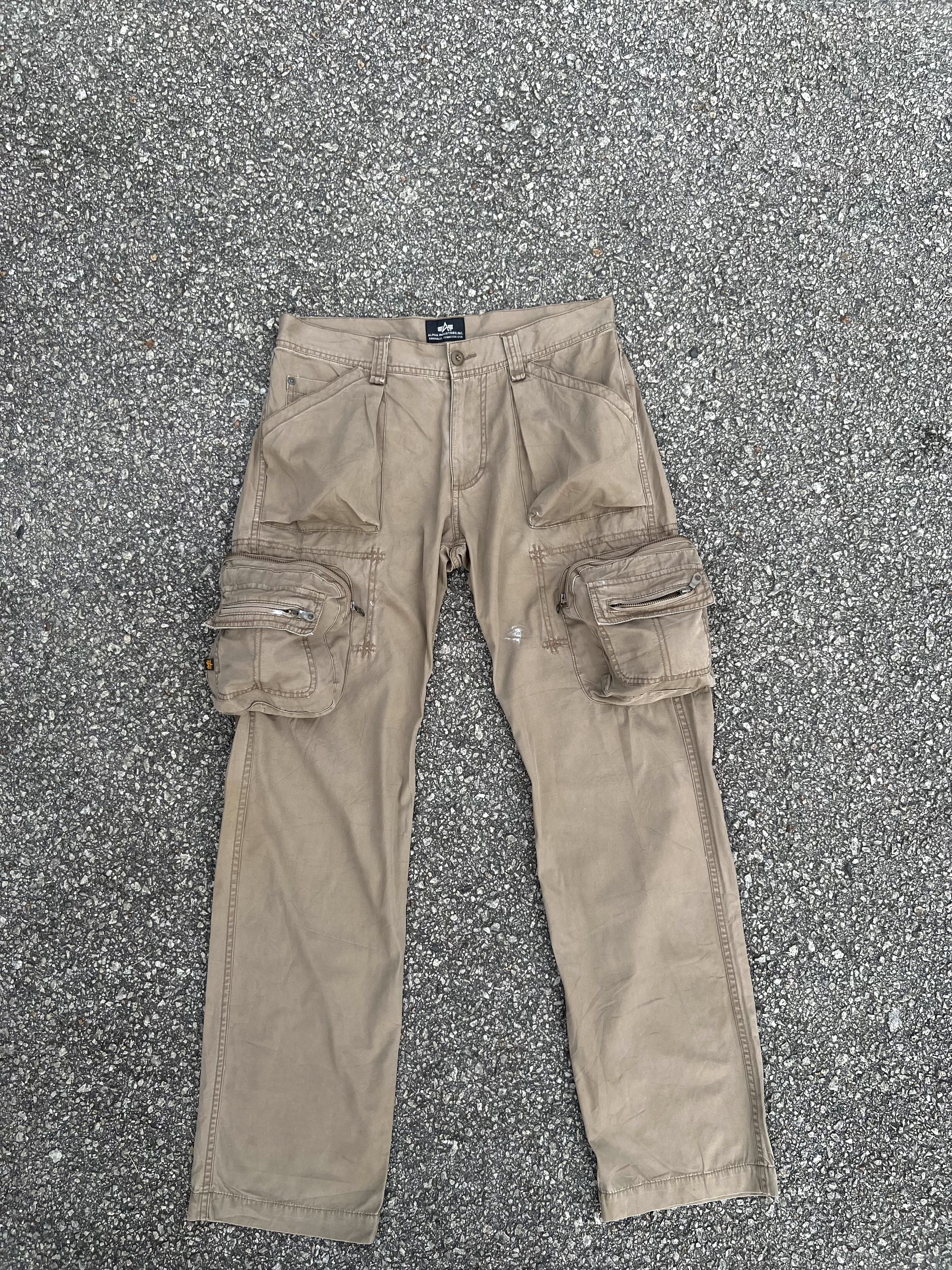Alpha Industries Alpha Industries 3D Pocket Cargo Gas Mask Multipocket Pants Size US 33 - 6 Thumbnail