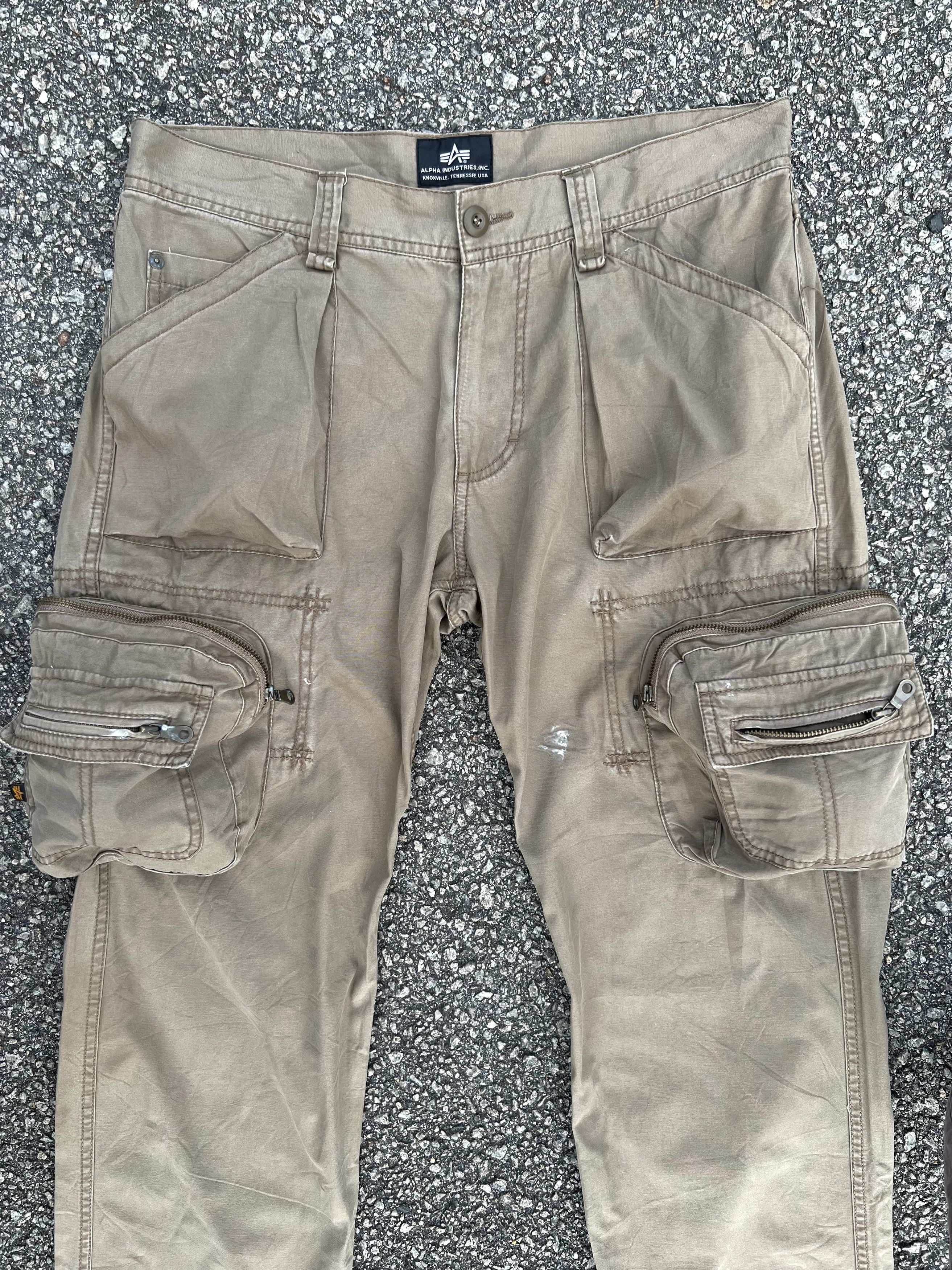 Alpha Industries Alpha Industries 3D Pocket Cargo Gas Mask Multipocket Pants Size US 33 - 5 Thumbnail