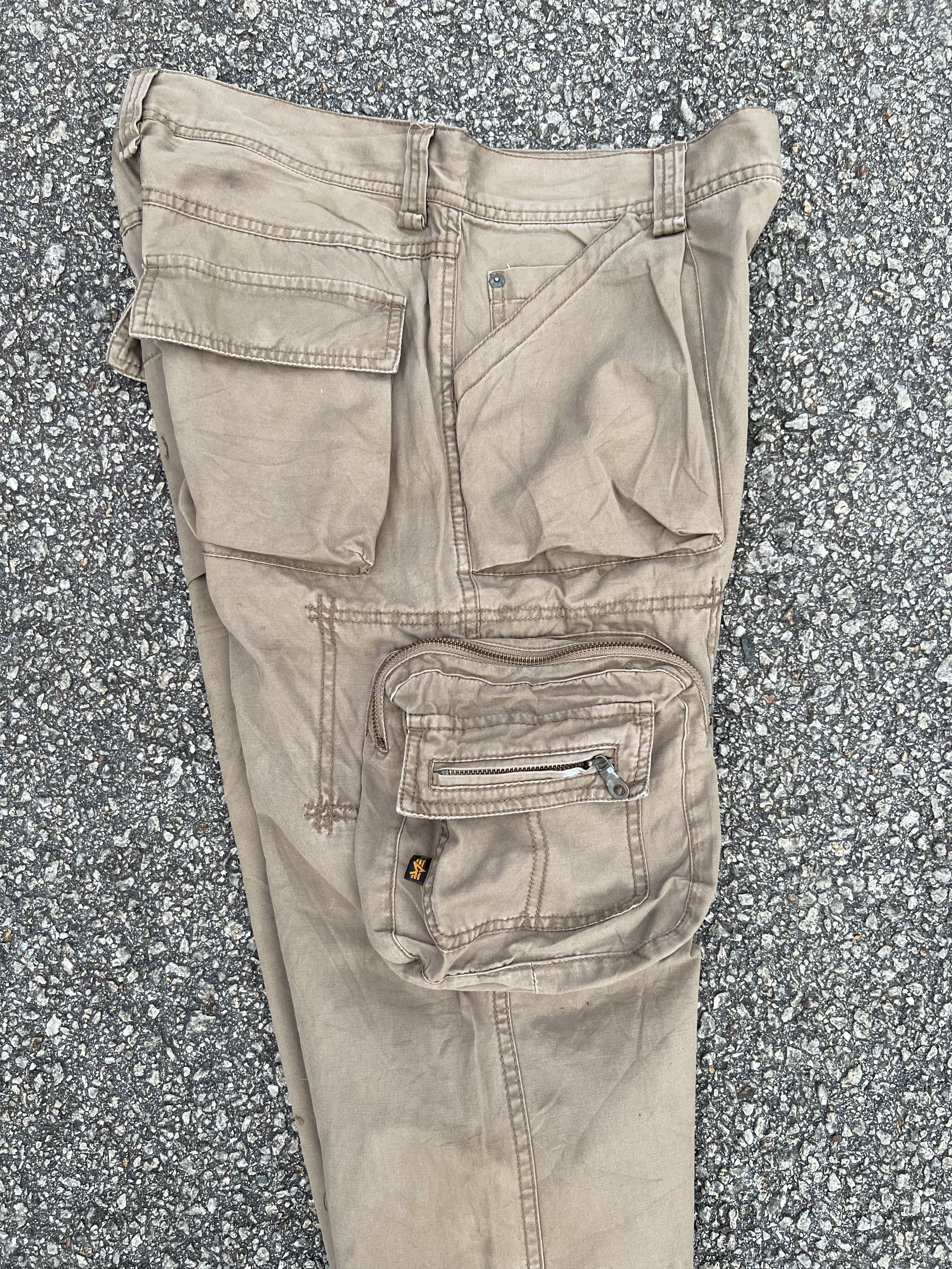 Alpha Industries Alpha Industries 3D Pocket Cargo Gas Mask Multipocket Pants Size US 33 - 19 Thumbnail