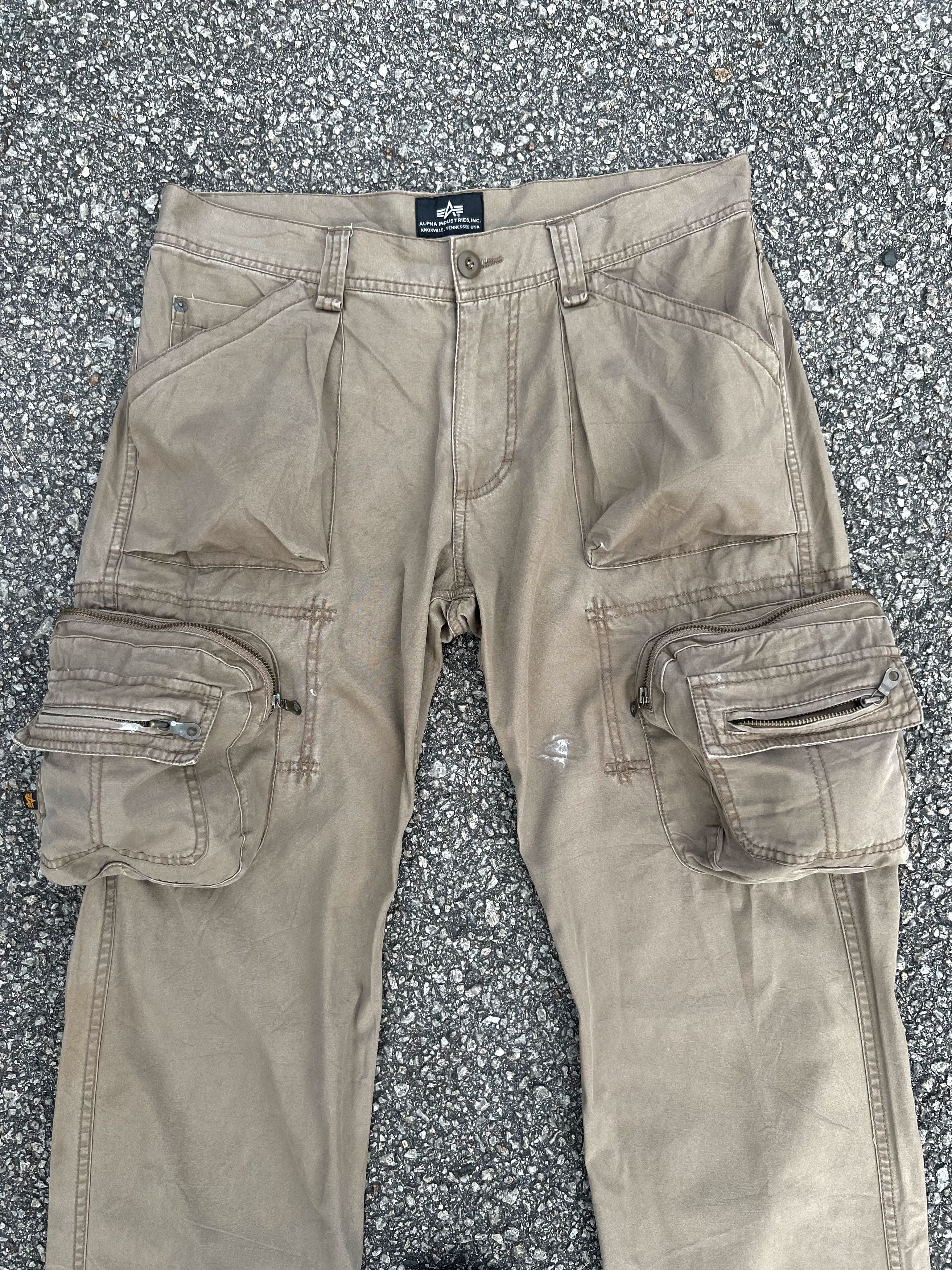 Alpha Industries Alpha Industries 3D Pocket Cargo Gas Mask Multipocket Pants Size US 33 - 3 Thumbnail