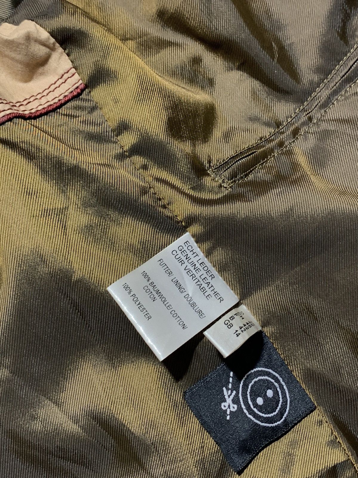 Leather × Vintage Vintage 90s Leather flight Jacket aviator style size L Size L / US 10 / IT 46 - 9 Thumbnail