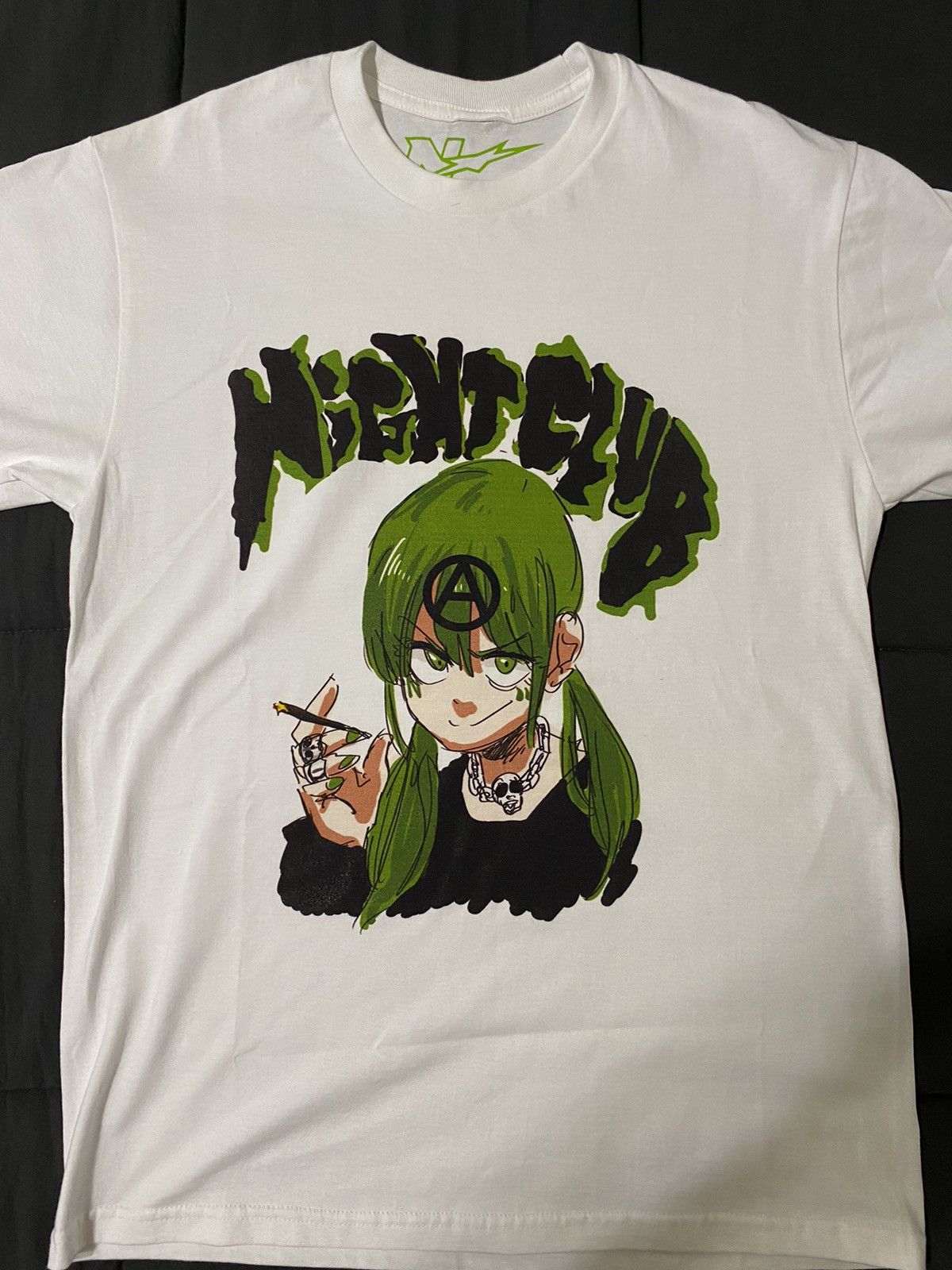 Night Club × Jun Inagawa / ANARCHY TEE NIGHT CLUB(ナイト・クラブ)商品ページ - Anarchy Tee - White