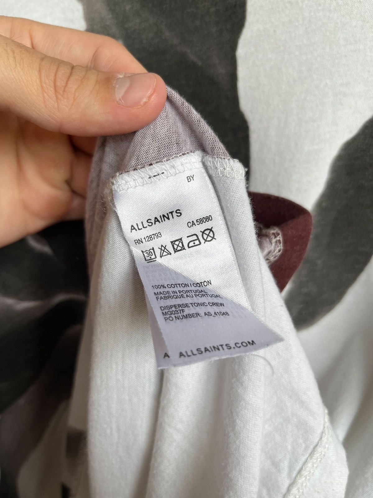 Allsaints Allsaints Floral T-Shirt Size US L / EU 52-54 / 3 - 6 Thumbnail