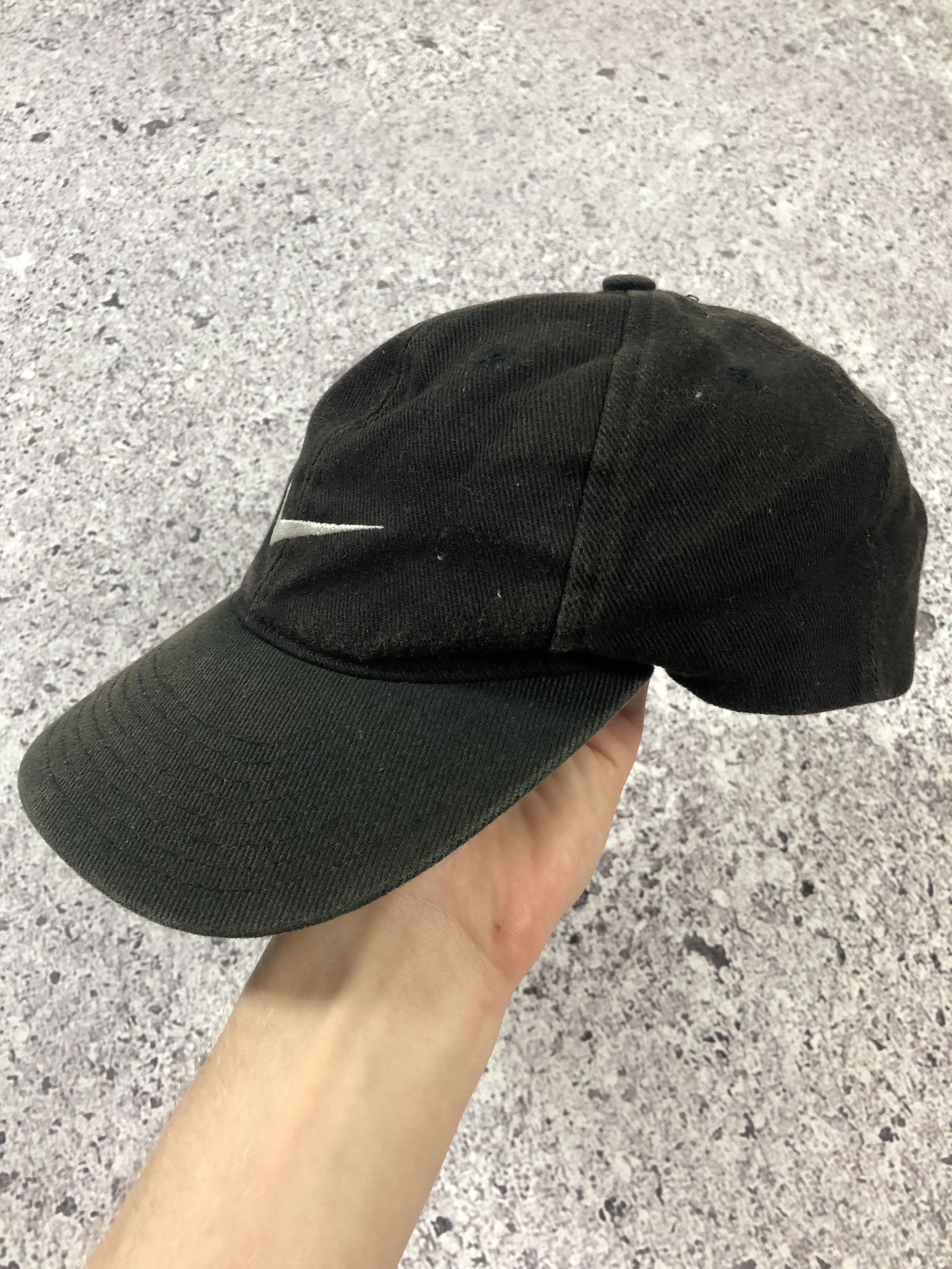 Nike Nike Hat Black 90s VTG Streetwear Y2k Size ONE SIZE - 5 Thumbnail