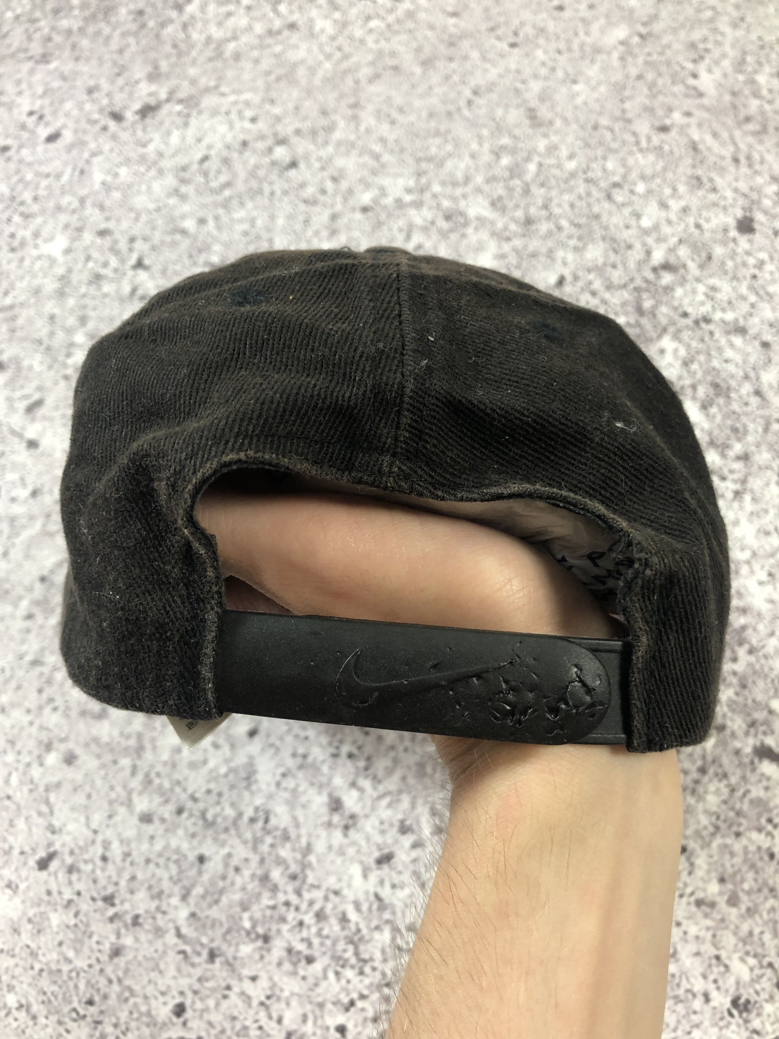 Nike Nike Hat Black 90s VTG Streetwear Y2k Size ONE SIZE - 6 Thumbnail