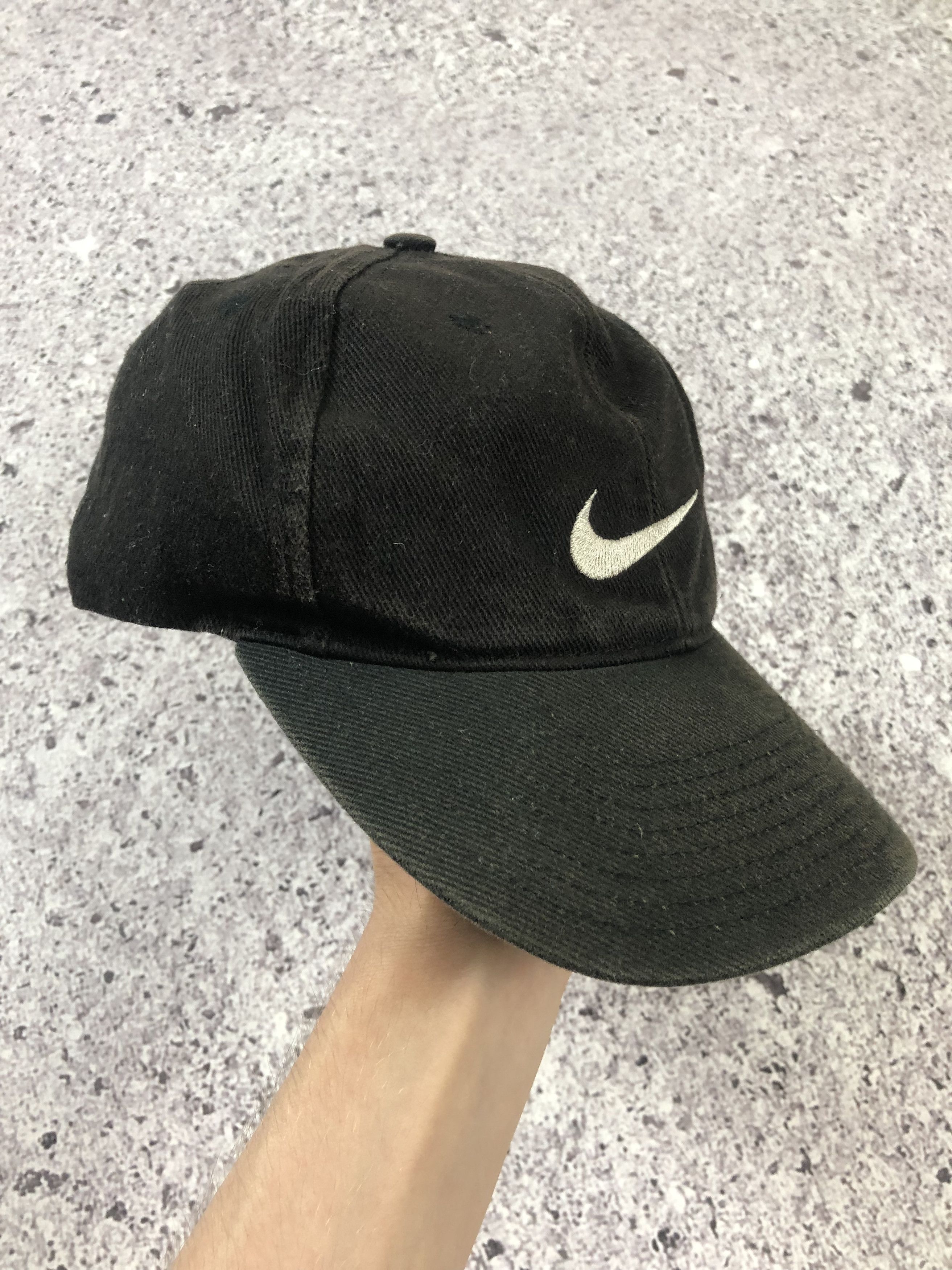 Nike Nike Hat Black 90s VTG Streetwear Y2k Size ONE SIZE - 4 Thumbnail