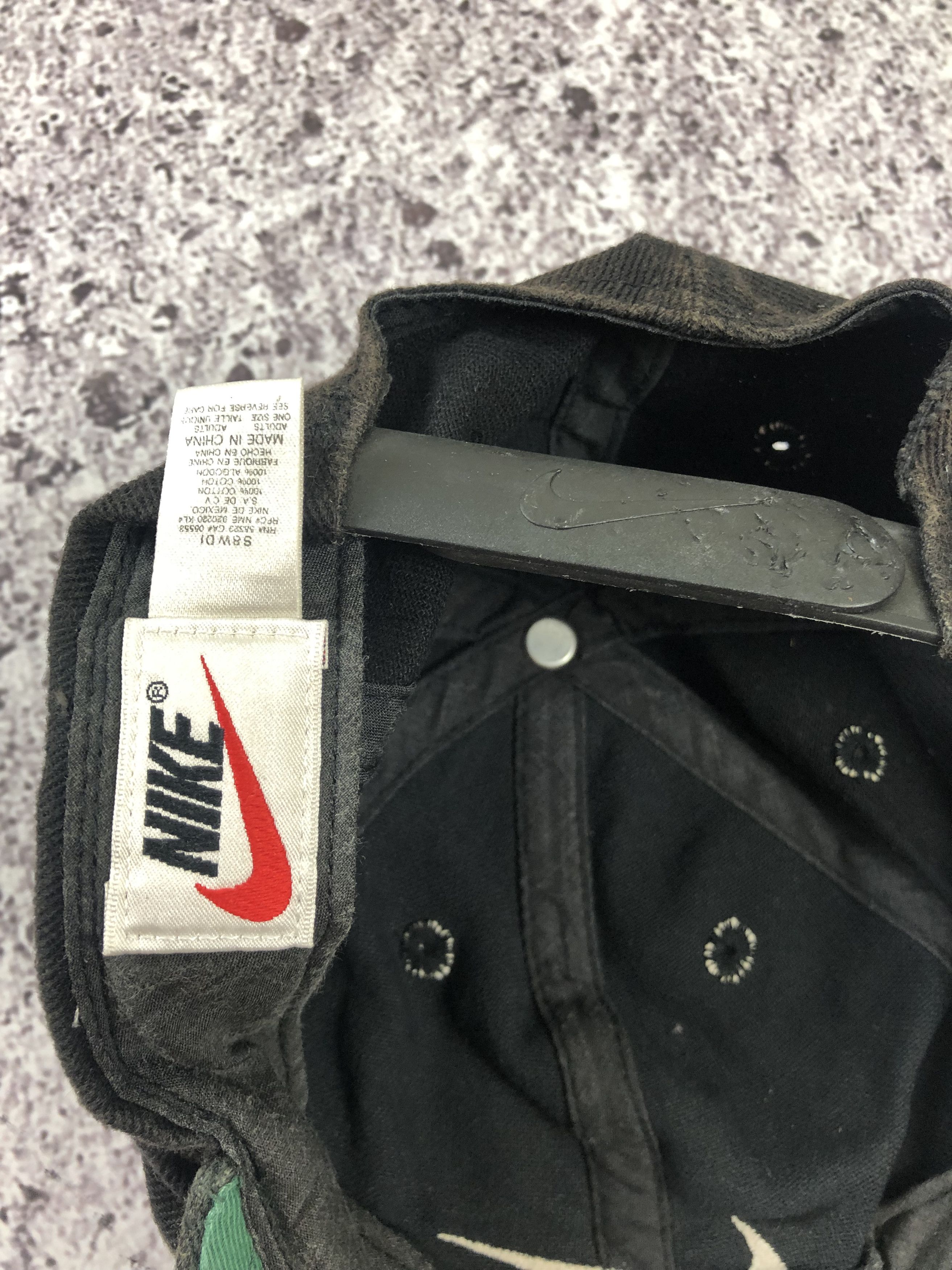 Nike Nike Hat Black 90s VTG Streetwear Y2k Size ONE SIZE - 8 Thumbnail