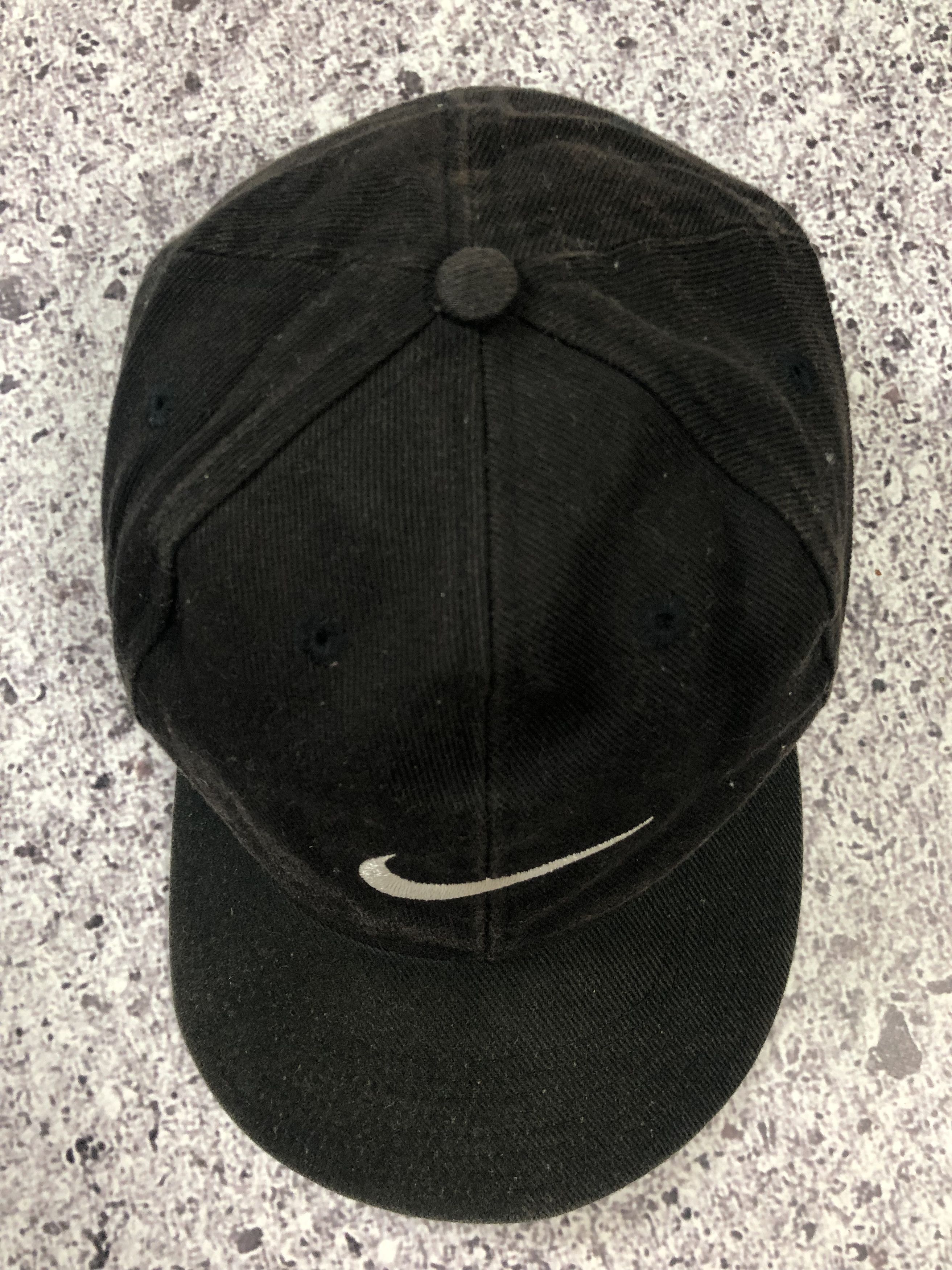 Nike Nike Hat Black 90s VTG Streetwear Y2k Size ONE SIZE - 2 Thumbnail