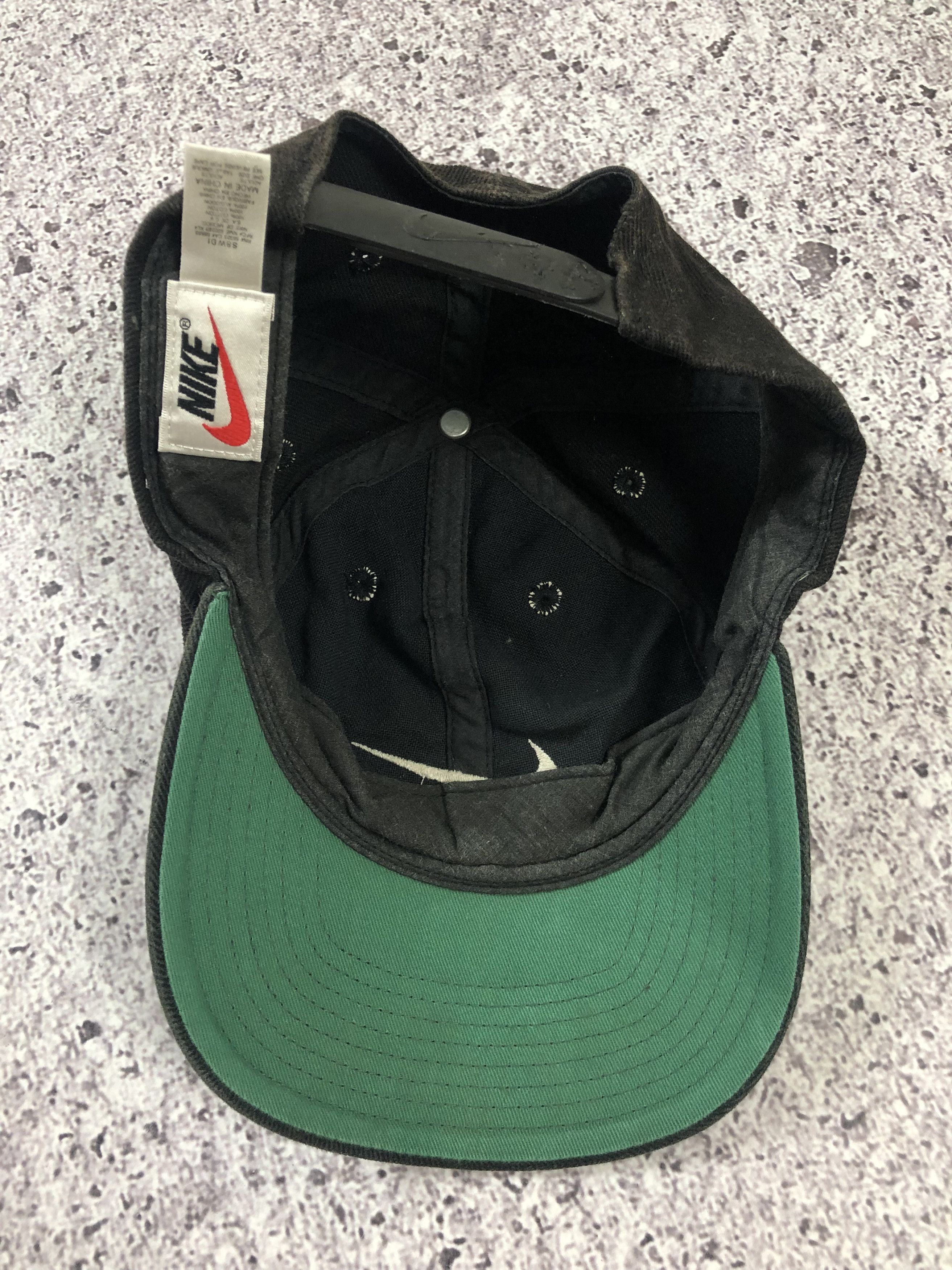 Nike Nike Hat Black 90s VTG Streetwear Y2k Size ONE SIZE - 7 Thumbnail