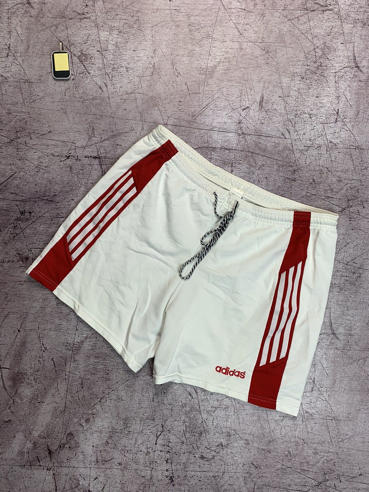 Adidas × Vintage Adidas Vintage Mens Nylon Shorts Size US 34 / EU 50 - 1 Thumbnail