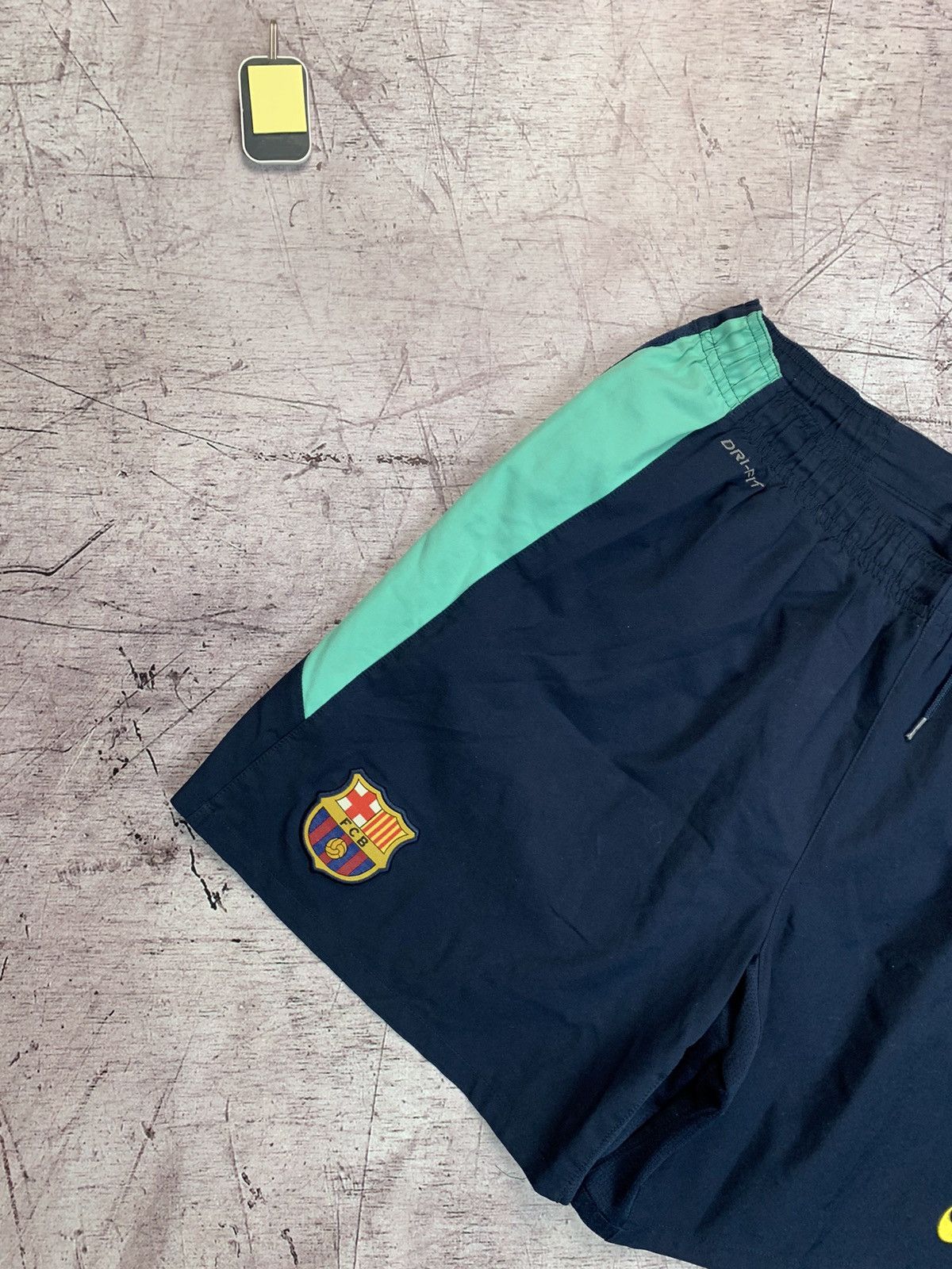 Nike × Vintage Nike F.C Barcelona Vintage Mens Shorts Size US 30 / EU 46 - 2 Thumbnail