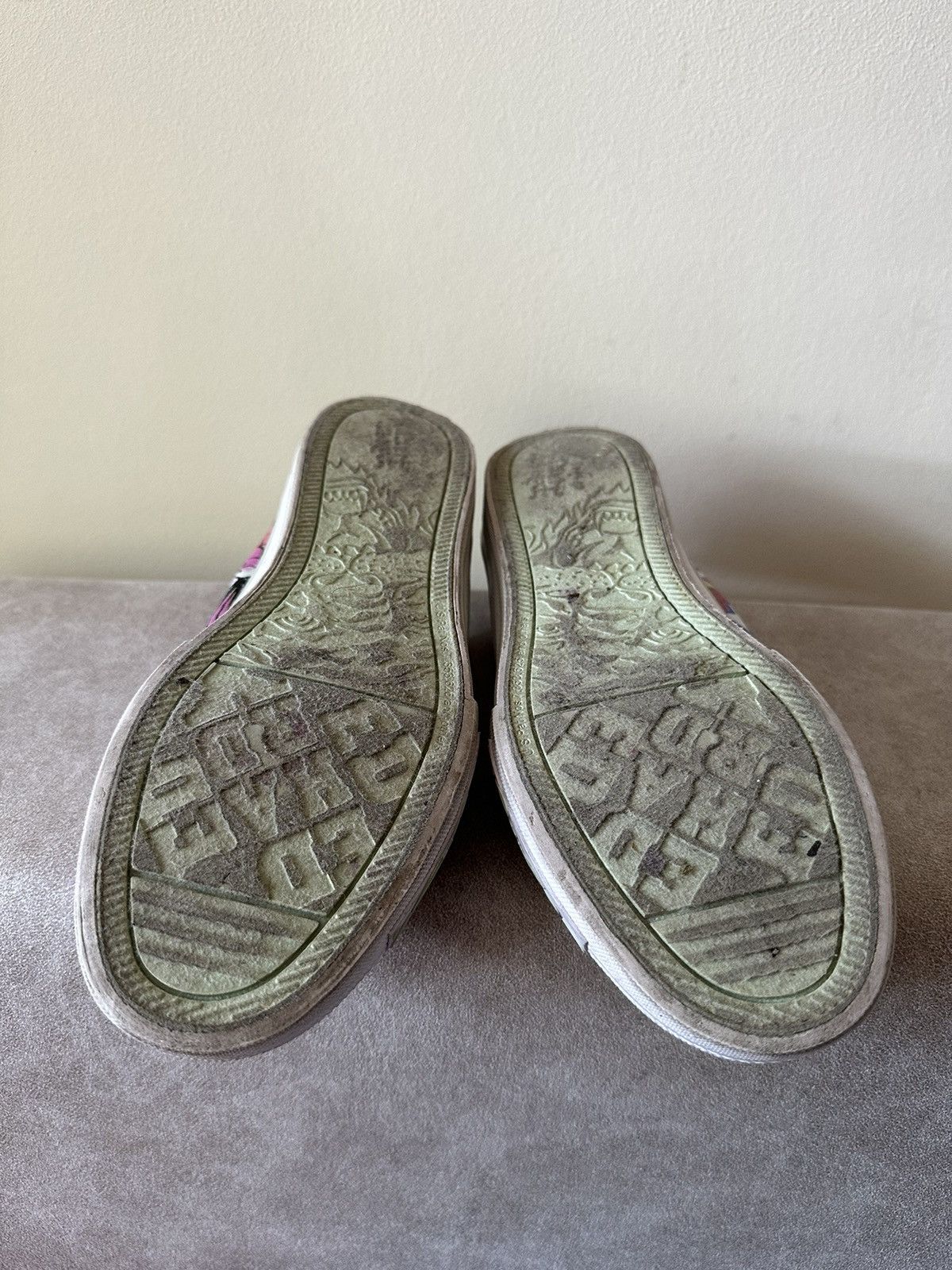 Christian Audigier × Ed Hardy × Vintage Vintage Y2K Ed Hardy by Christian Audigier Low Top Sneakers Size US 7 / IT 37 - 8 Thumbnail
