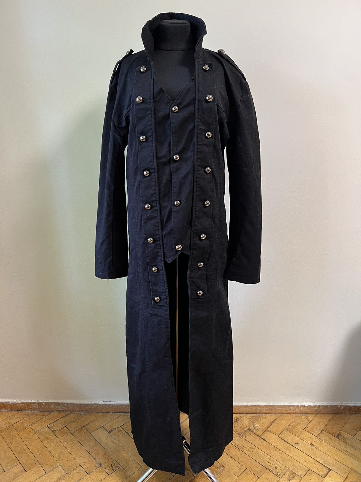 Vixxsin Jacket Trench Coat Gothic Grunge Vampire Style Long