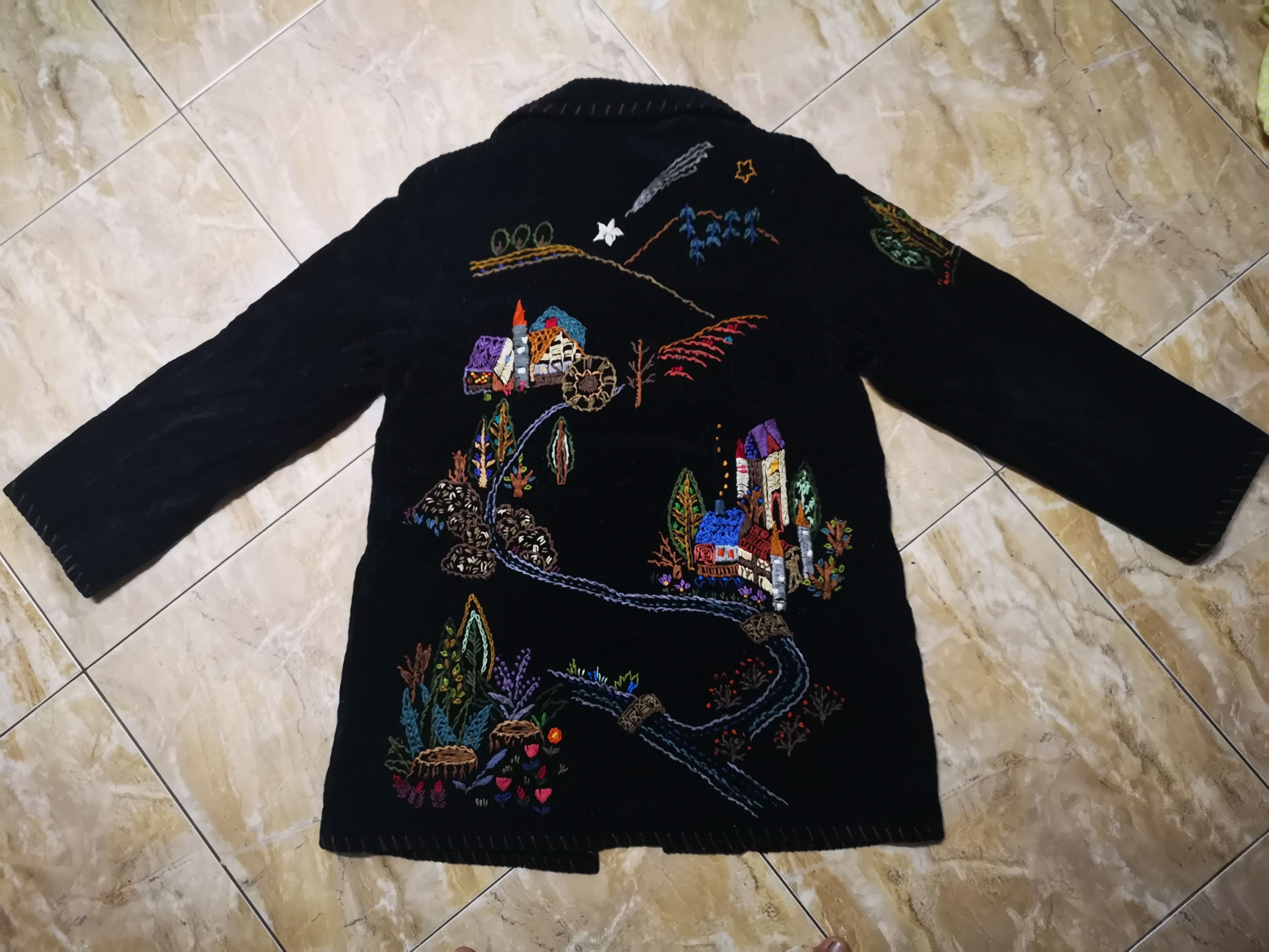 Japanese Brand Japanese Cardigan design Hand made embroidery Size US S / EU 44-46 / 1 - 2 Thumbnail