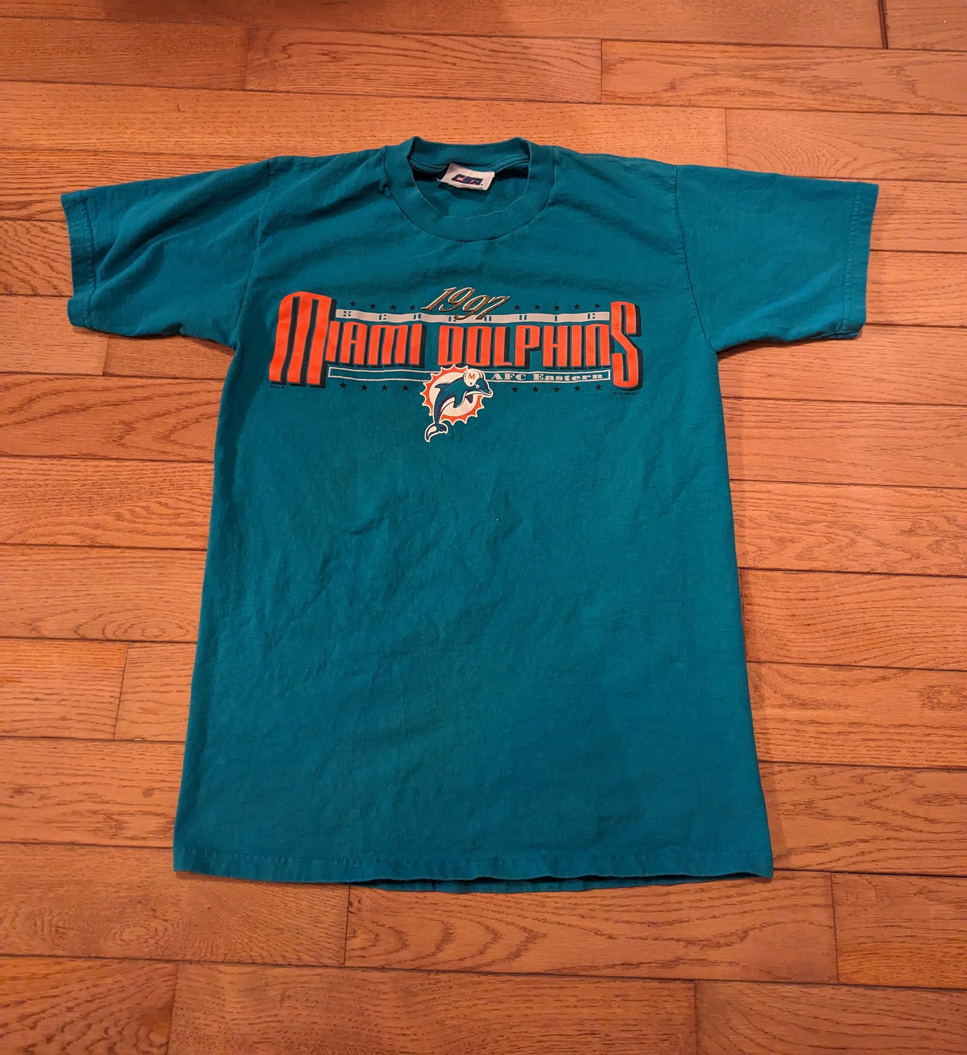 Ovo x NFL Miami Dolphins OG Owl T-Shirt Teal