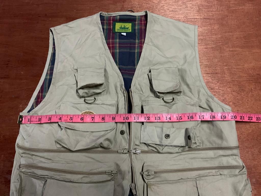 Japanese Brand × Vintage Vintage Vest zipper Multi pocket Size US M / EU 48-50 / 2 - 14 Thumbnail