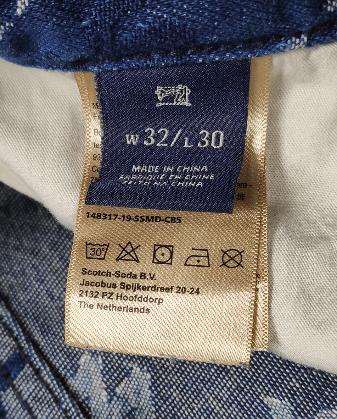 Scotch & Soda SCOTCH & SODA Ralston Denim Jeans Embroidered W32 L30 Size US 32 / EU 48 - 7 Thumbnail