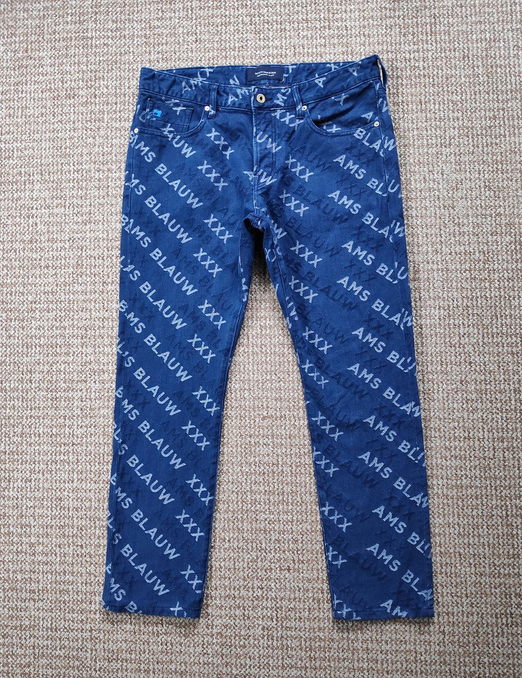 Scotch & Soda SCOTCH & SODA Ralston Denim Jeans Embroidered W32 L30 Size US 32 / EU 48 - 1 Thumbnail