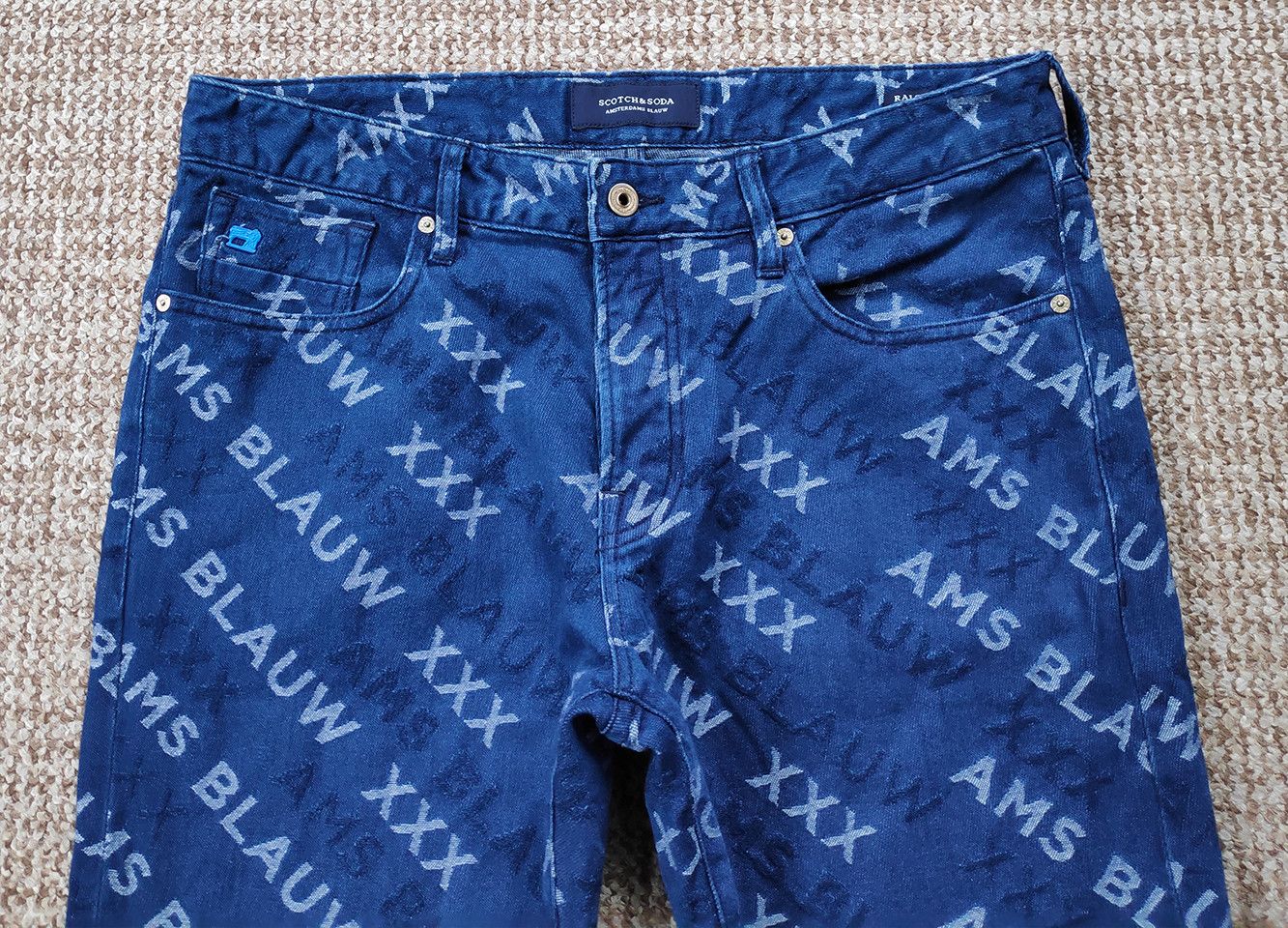 Scotch & Soda SCOTCH & SODA Ralston Denim Jeans Embroidered W32 L30 Size US 32 / EU 48 - 5 Thumbnail