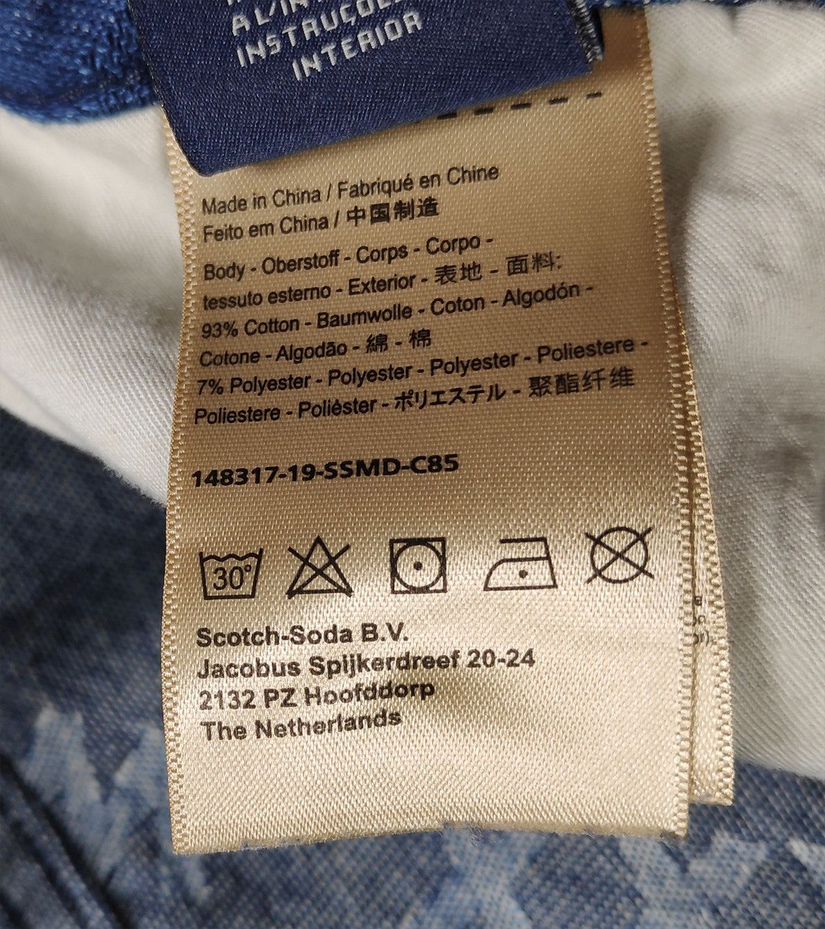 Scotch & Soda SCOTCH & SODA Ralston Denim Jeans Embroidered W32 L30 Size US 32 / EU 48 - 8 Thumbnail