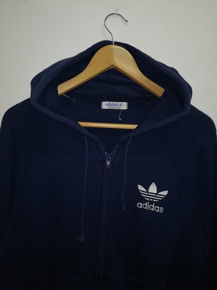 Adidas Vintage Adidas 90s Hoodie Small logo (code 17) Size US L / EU 52-54 / 3 - 3 Thumbnail
