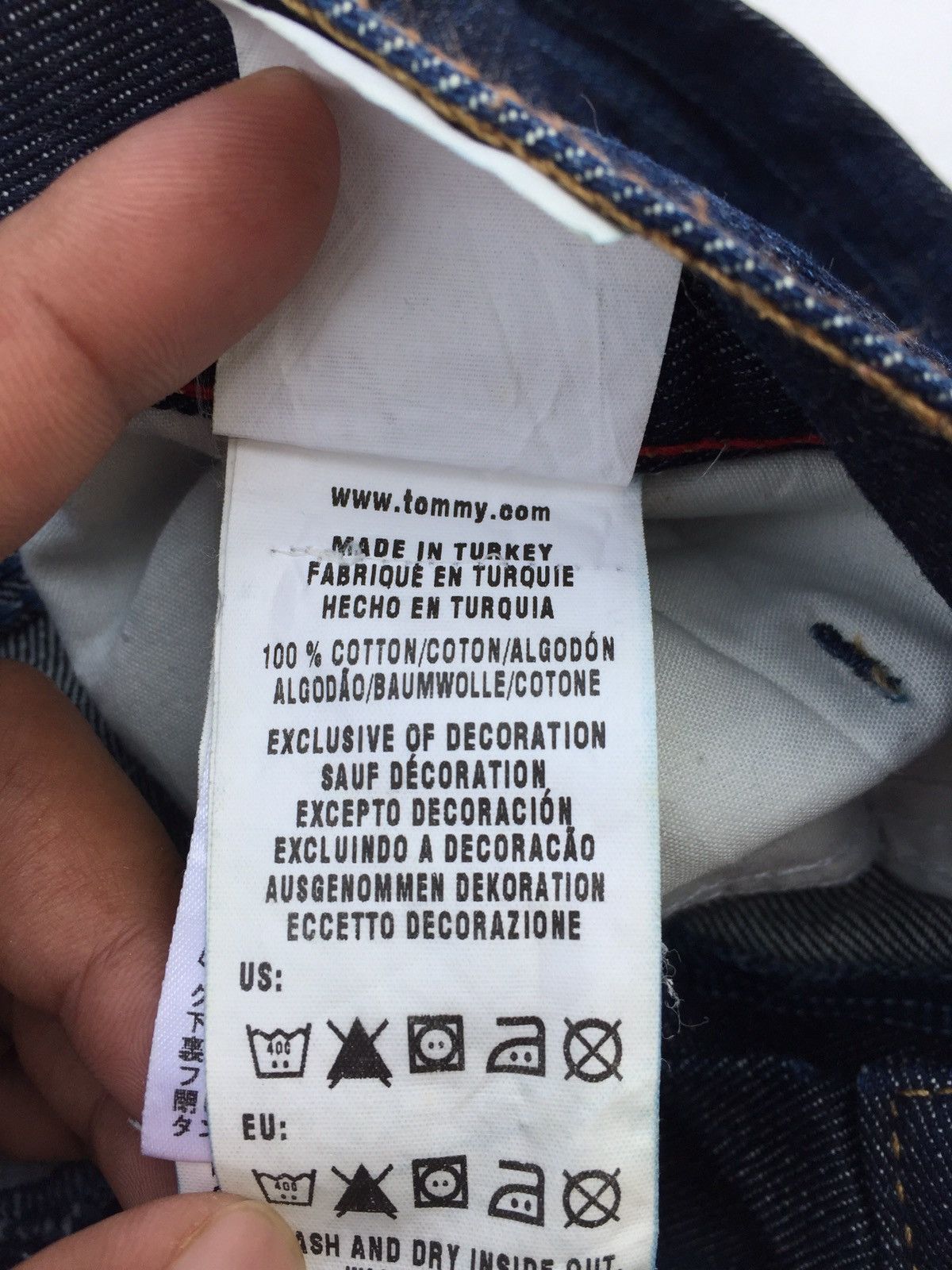 Tommy Hilfiger × Tommy Jeans Baggy Jeans Tommy Hilfiger Distressed Rapper Size US 34 / EU 50 - 4 Thumbnail