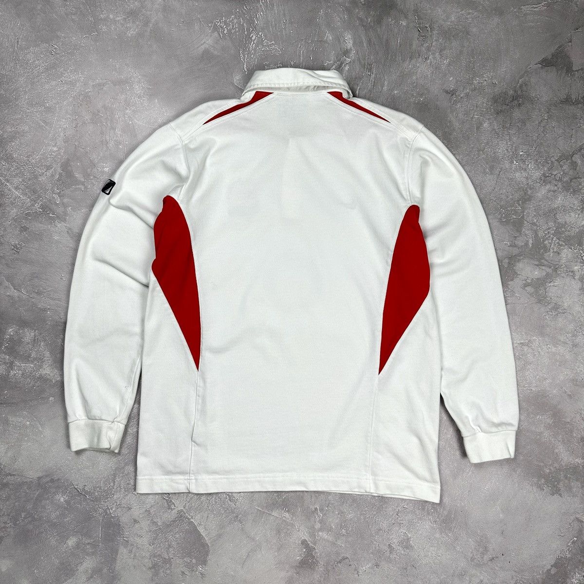 Vintage NIKE O2 England Long Sleeve Rugby Jersey Shirt Sz L