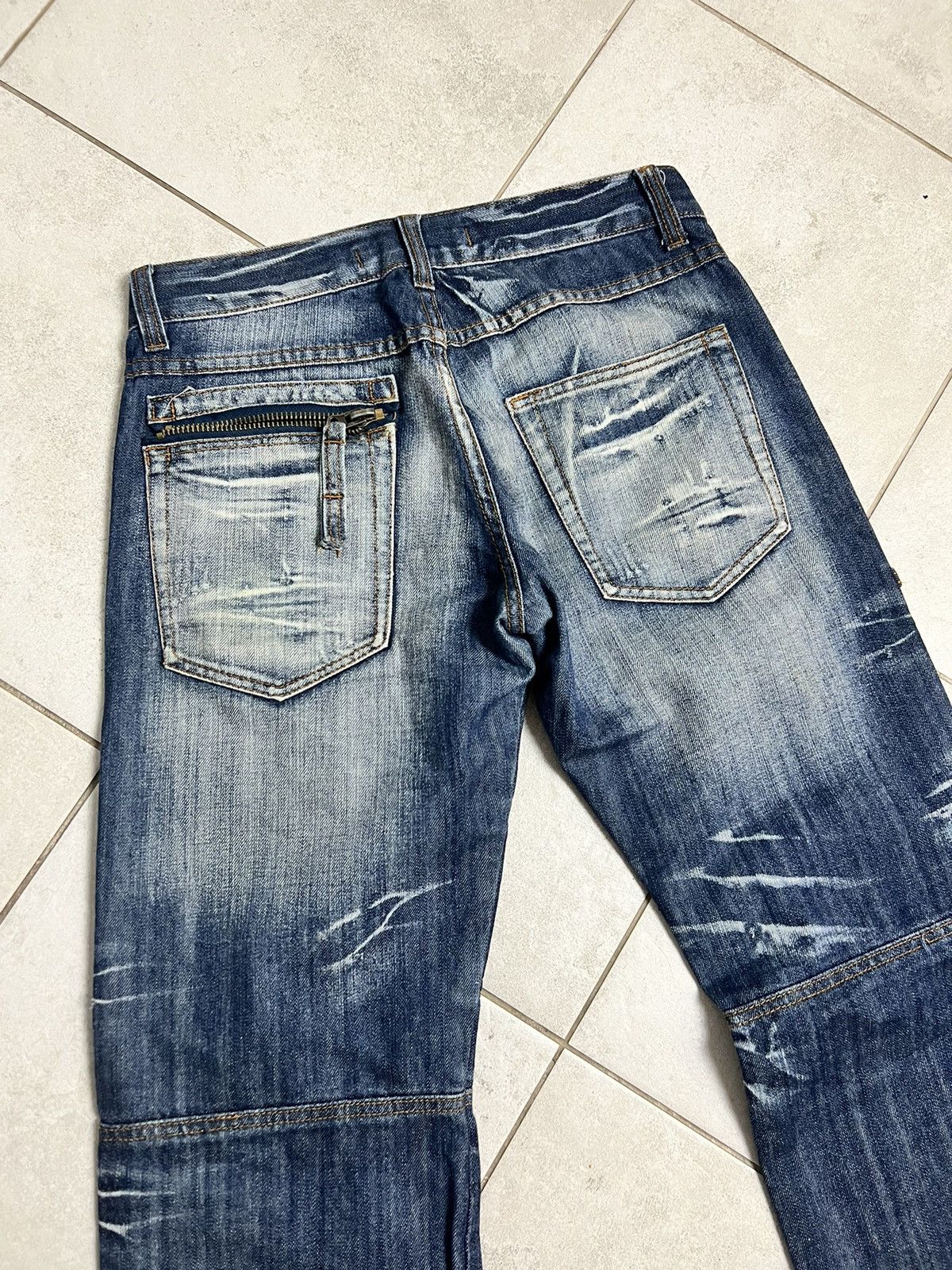 Japanese Brand Rare Vintage Parachute Cargo Denim Pants 30 Hype Streetwear Size US 30 / EU 46 - 5 Thumbnail