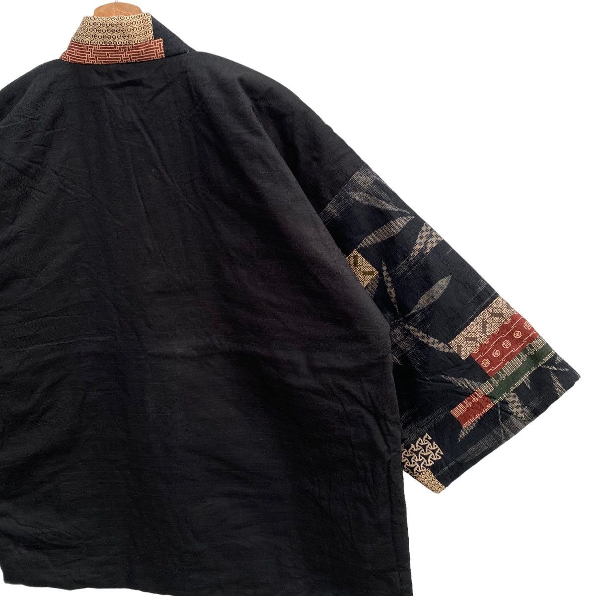 Japanese Brand Rare OG Haori Hanten Overprint Padded Patchwork Japan Kimono Size US L / EU 52-54 / 3 - 10 Thumbnail