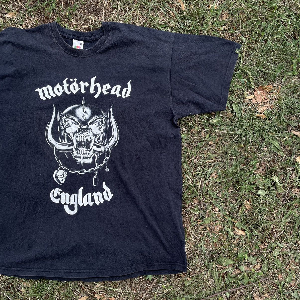 Vintage Vintage 90s Motorhead England Graphic Band Tee Punk Boxy M Size US M / EU 48-50 / 2 - 3 Thumbnail