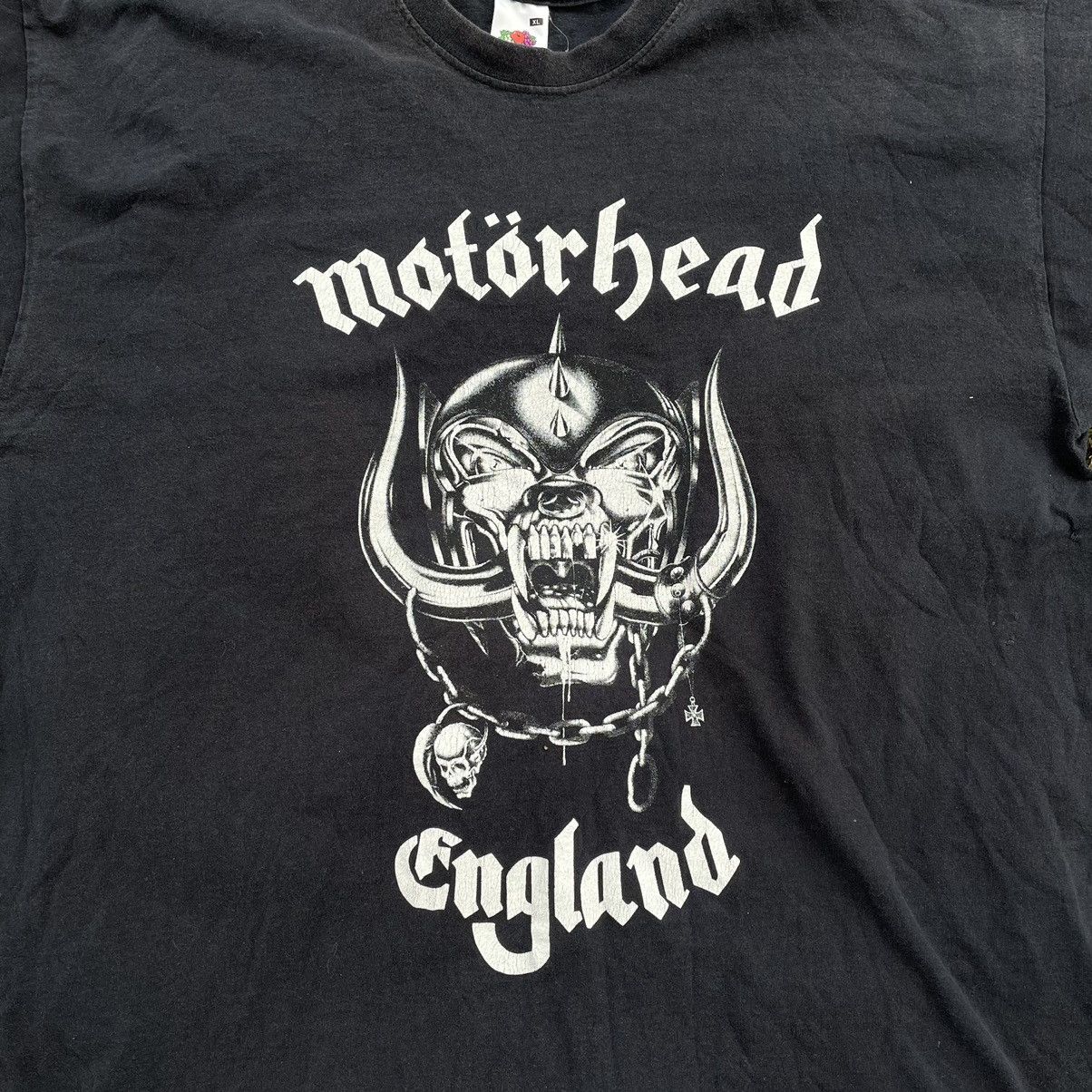 Vintage Vintage 90s Motorhead England Graphic Band Tee Punk Boxy M Size US M / EU 48-50 / 2 - 4 Thumbnail